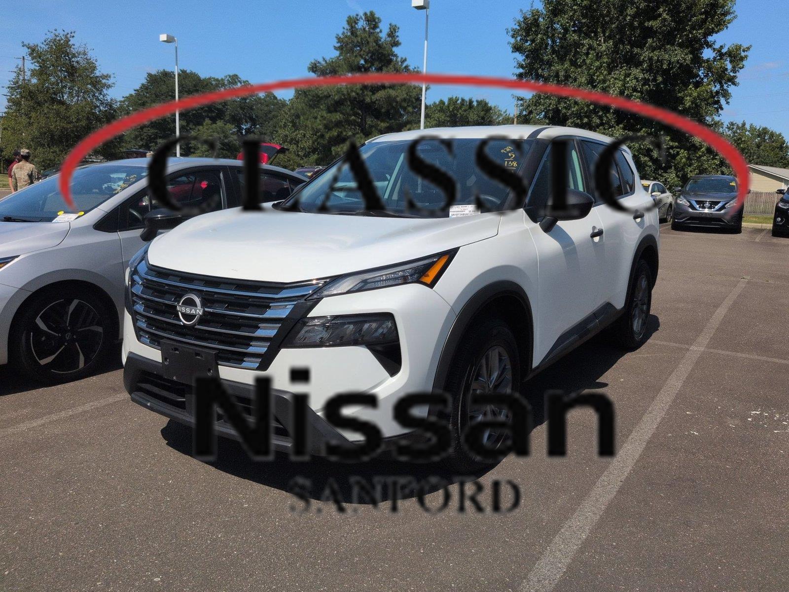 Glacier White 2024 Nissan Rogue SUV / Crossover All-Wheel Drive Continuously Variable Transmission