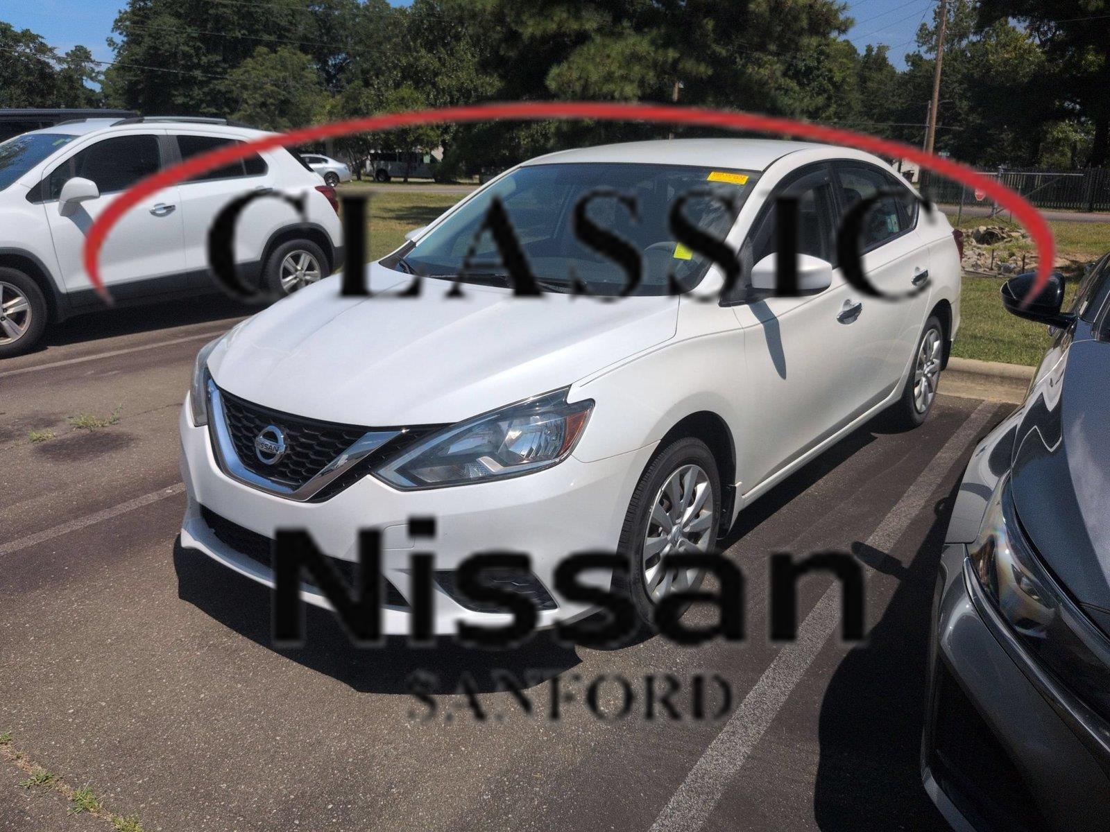 White (Fresh Powder) 2017 Nissan Sentra Sedan Front-Wheel Drive Continuously Variable Transmission