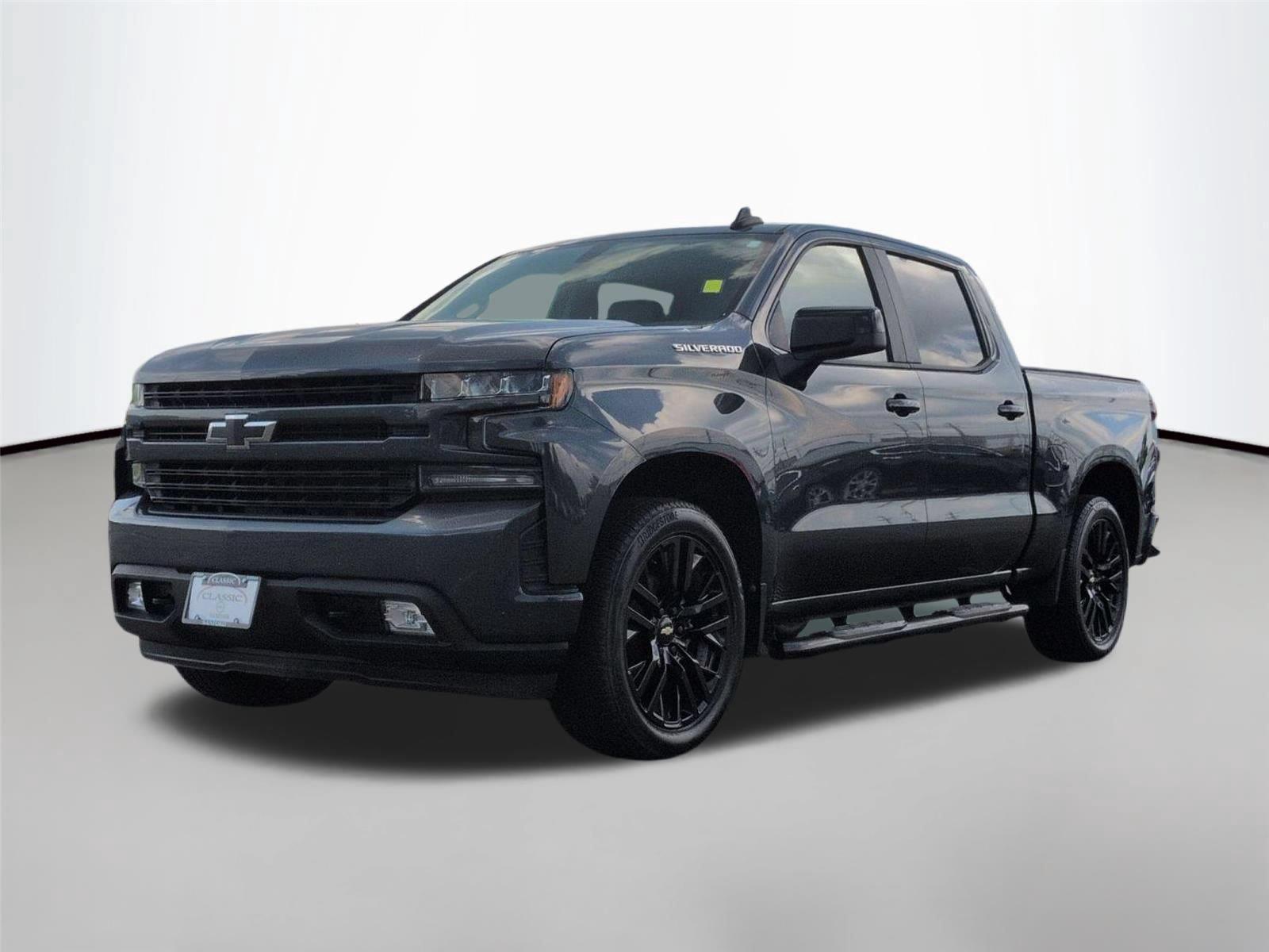 Shadow Gray Metallic 2019 Chevrolet Silverado 1500 Pickup Truck Four-Wheel Drive 8-Speed Automatic