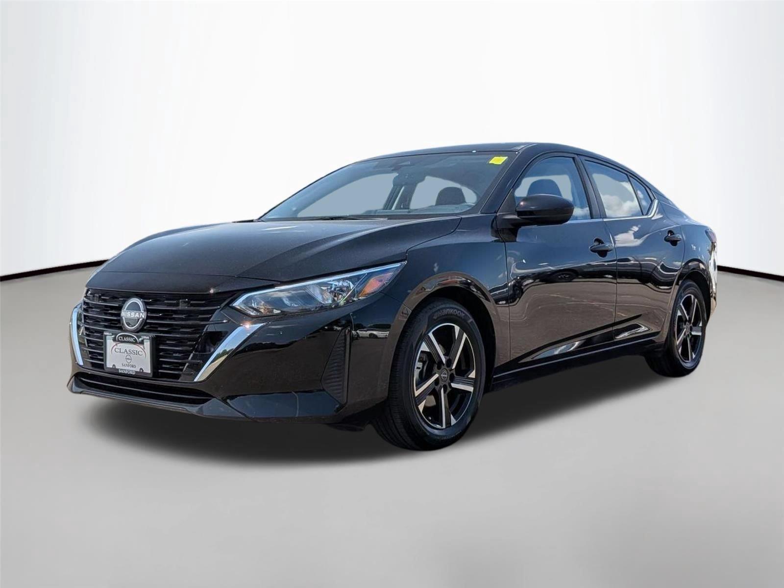 Super Black 2025 Nissan Sentra Sedan Front-Wheel Drive Continuously Variable Transmission