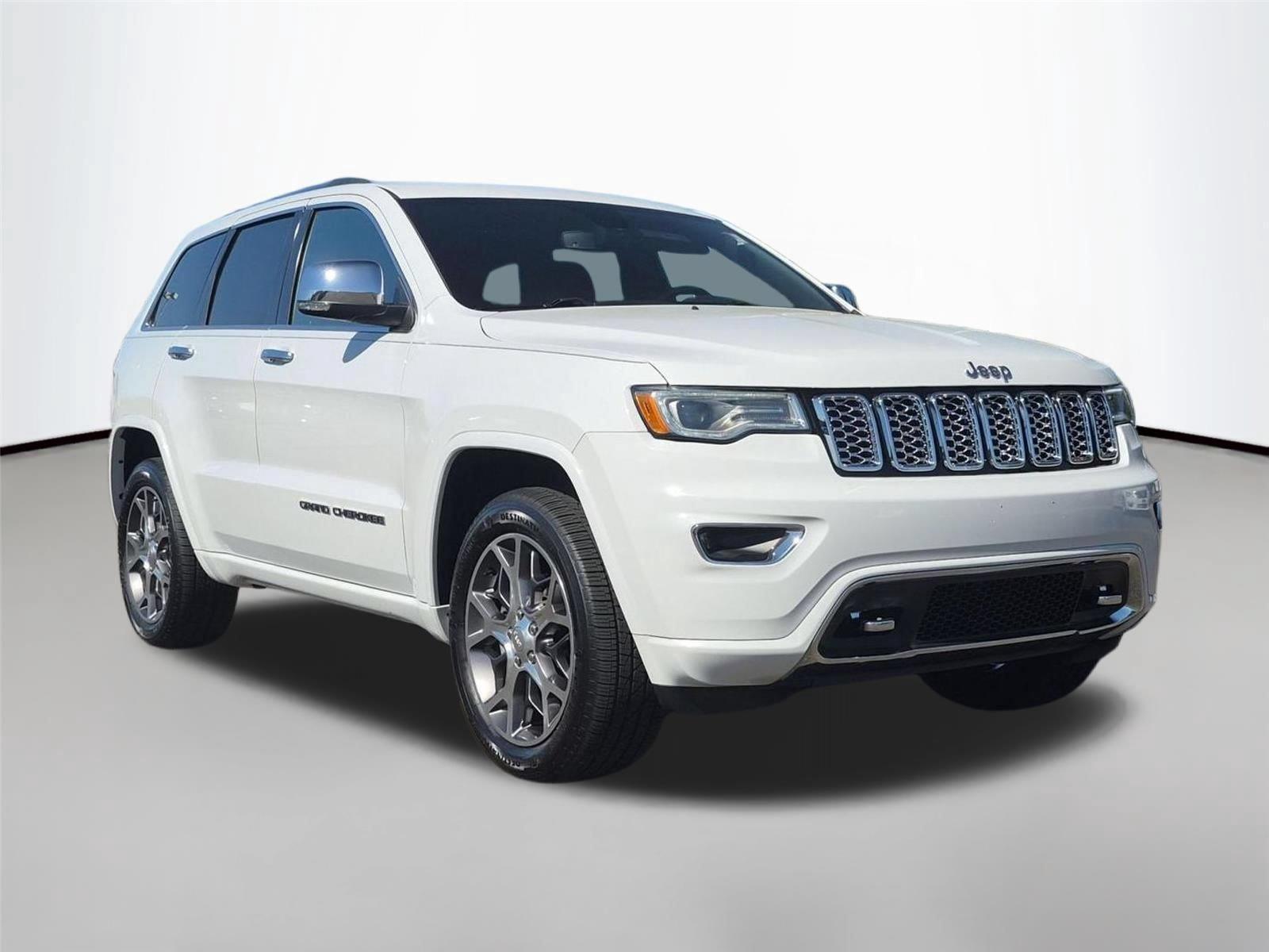 Used 2020 Bright White Clearcoat Jeep Overland image 7
