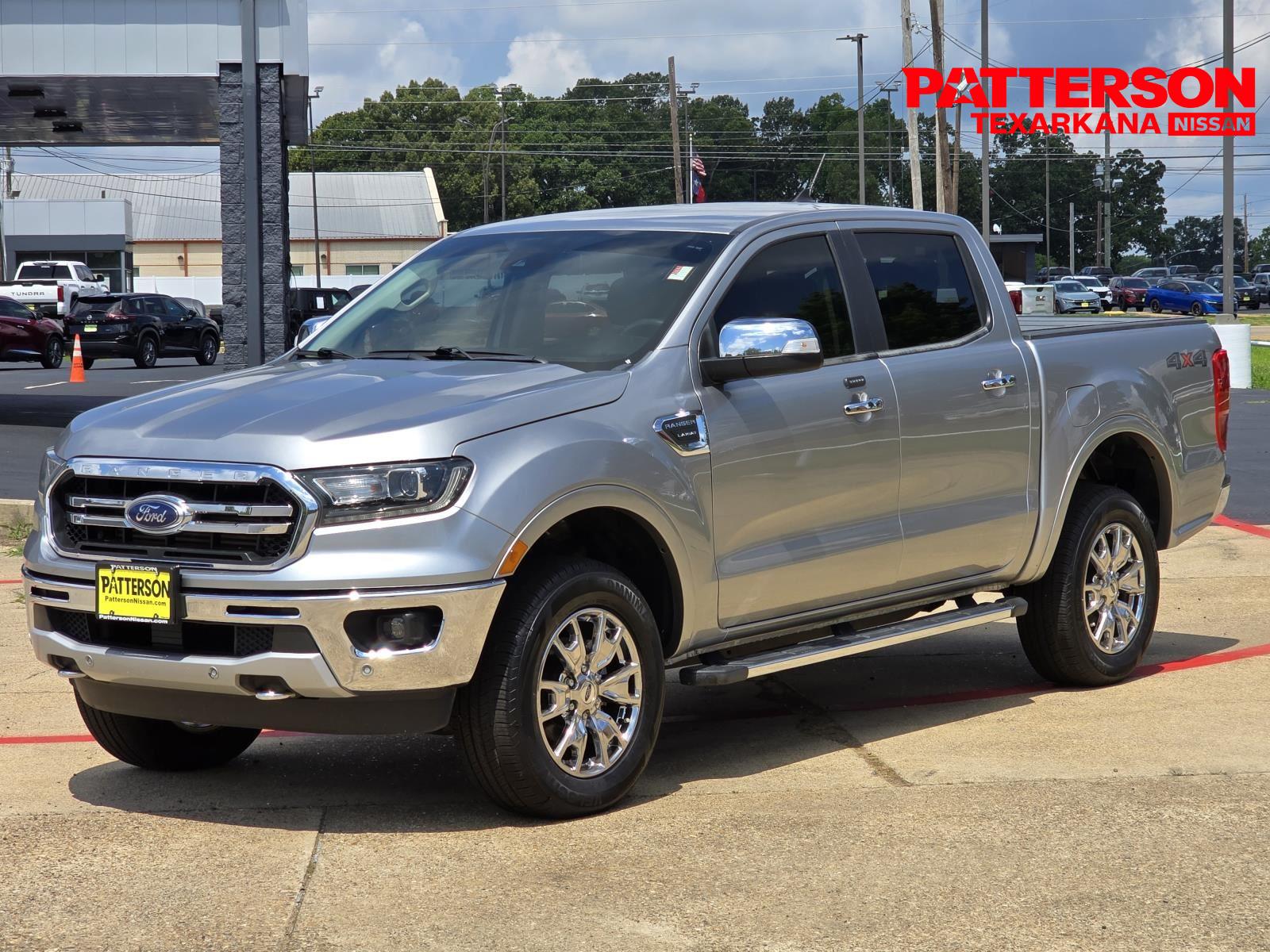 Iconic Silver Metallic 2021 Ford Ranger Lariat SuperCrew 4WD Pickup Truck Four-Wheel Drive Automatic