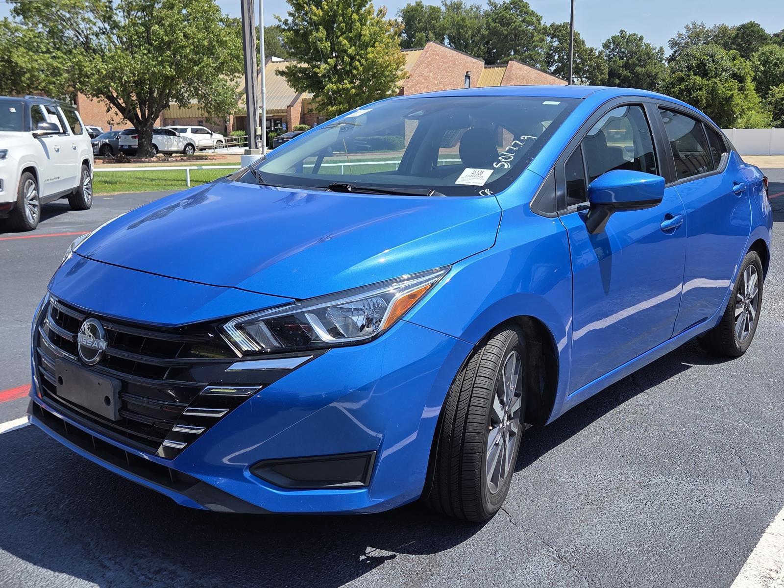 Electric Blue Metallic 2023 Nissan Versa Sedan Front-Wheel Drive Continuously Variable Transmission