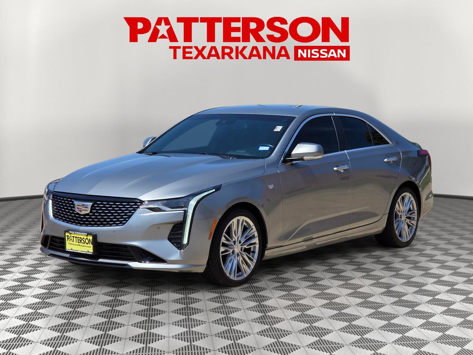 Argent Silver Metallic 2023 Cadillac CT4 Sedan Rear-Wheel Drive 8-Speed Automatic
