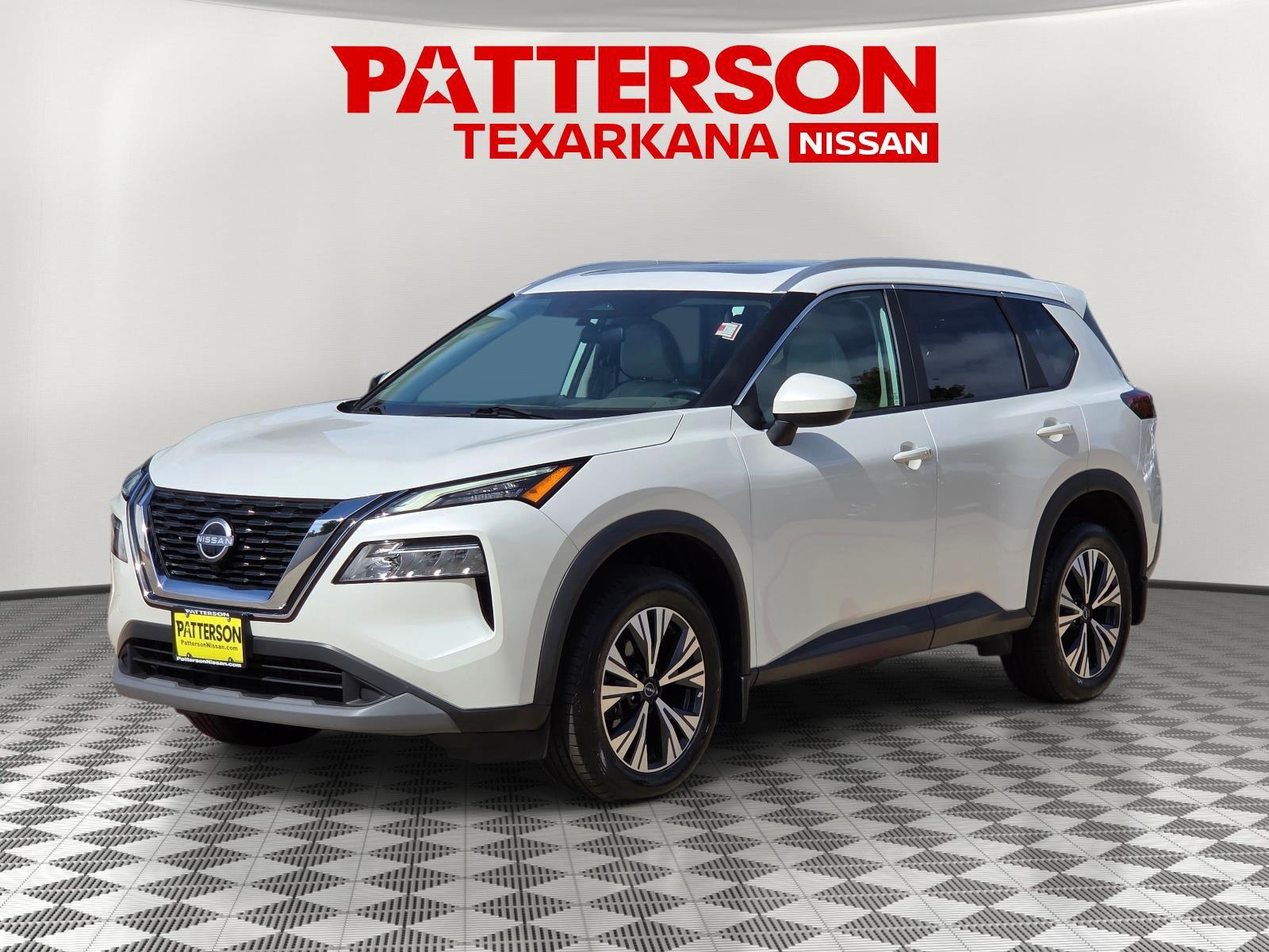 Pearl White Tricoat 2023 Nissan Rogue SUV / Crossover All-Wheel Drive Continuously Variable Transmission