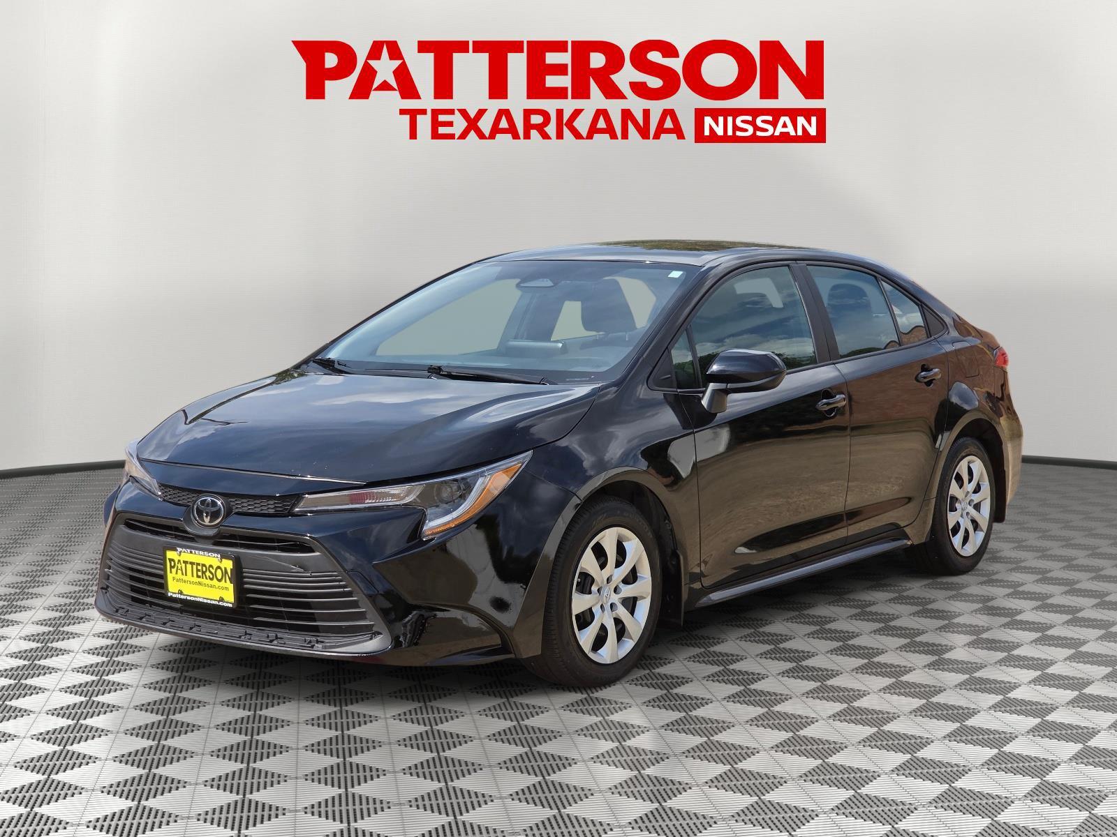 Midnight Black Metallic 2024 Toyota Corolla Sedan Front-Wheel Drive Continuously Variable Transmission