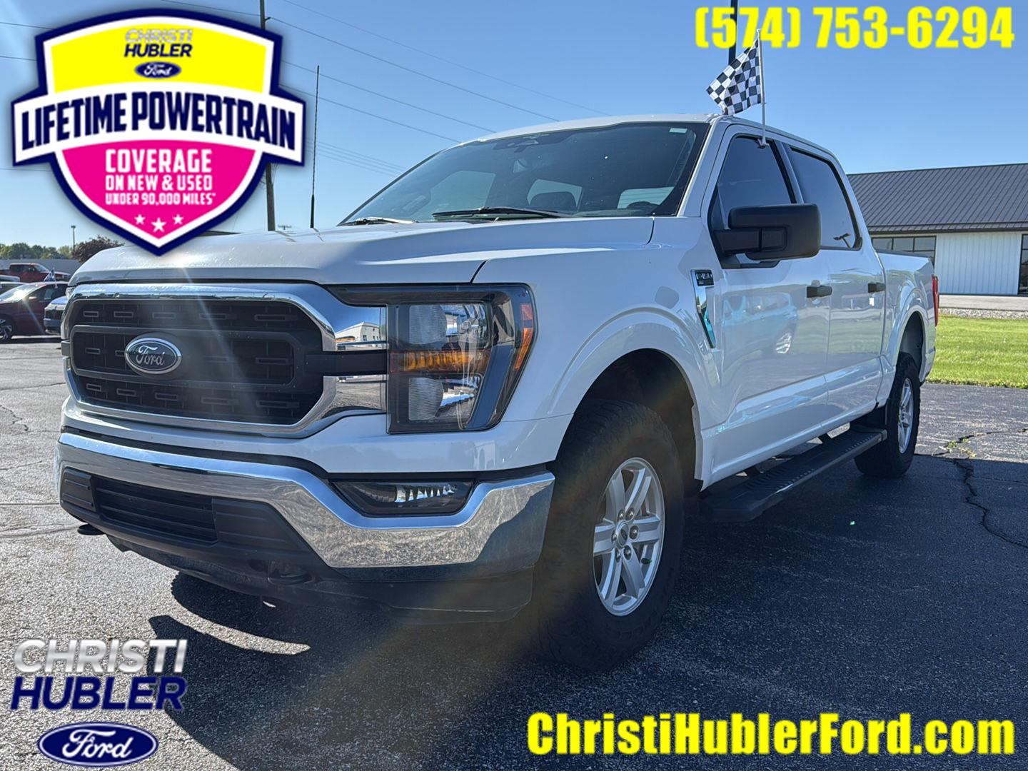 Oxford White 2023 Ford F-150 Pickup Truck Four-Wheel Drive Automatic
