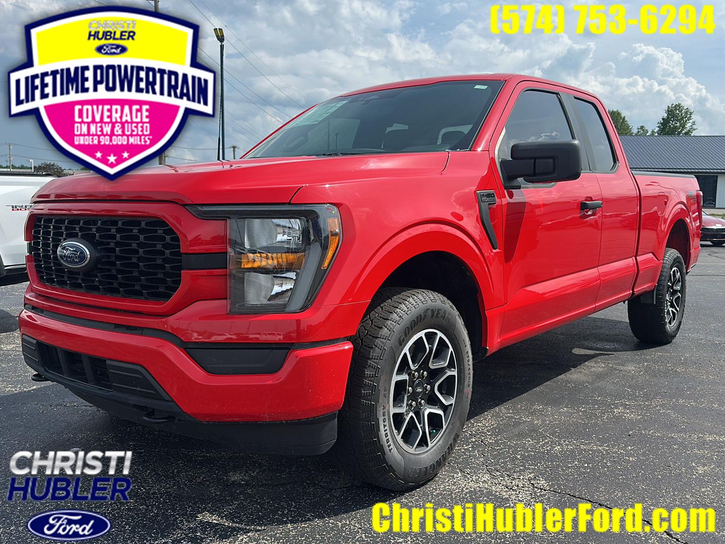 Race Red 2023 Ford F-150 Pickup Truck Four-Wheel Drive Automatic