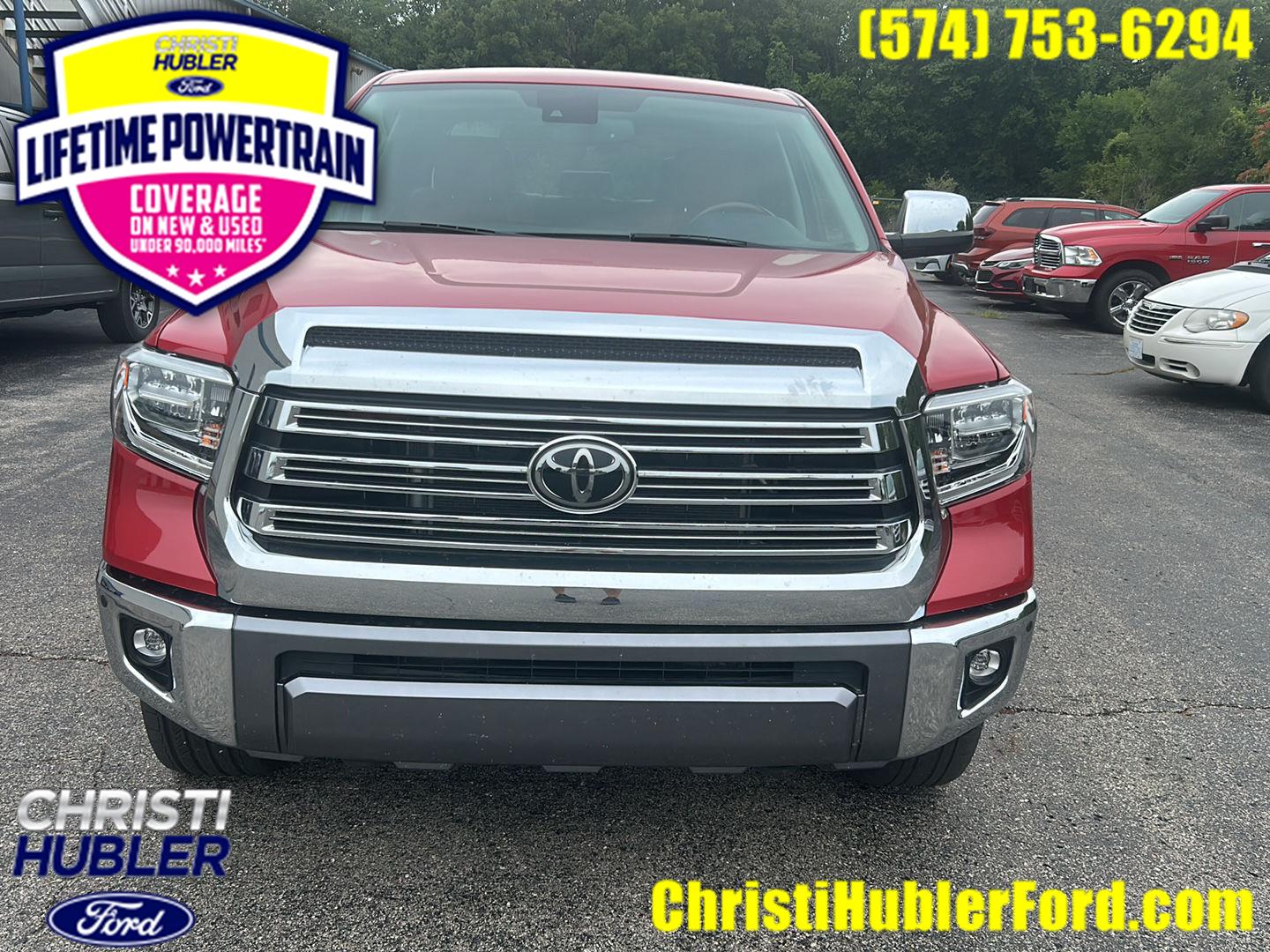 Barcelona Red Metallic 2021 Toyota Tundra Pickup Truck Four-Wheel Drive 6-Speed Automatic