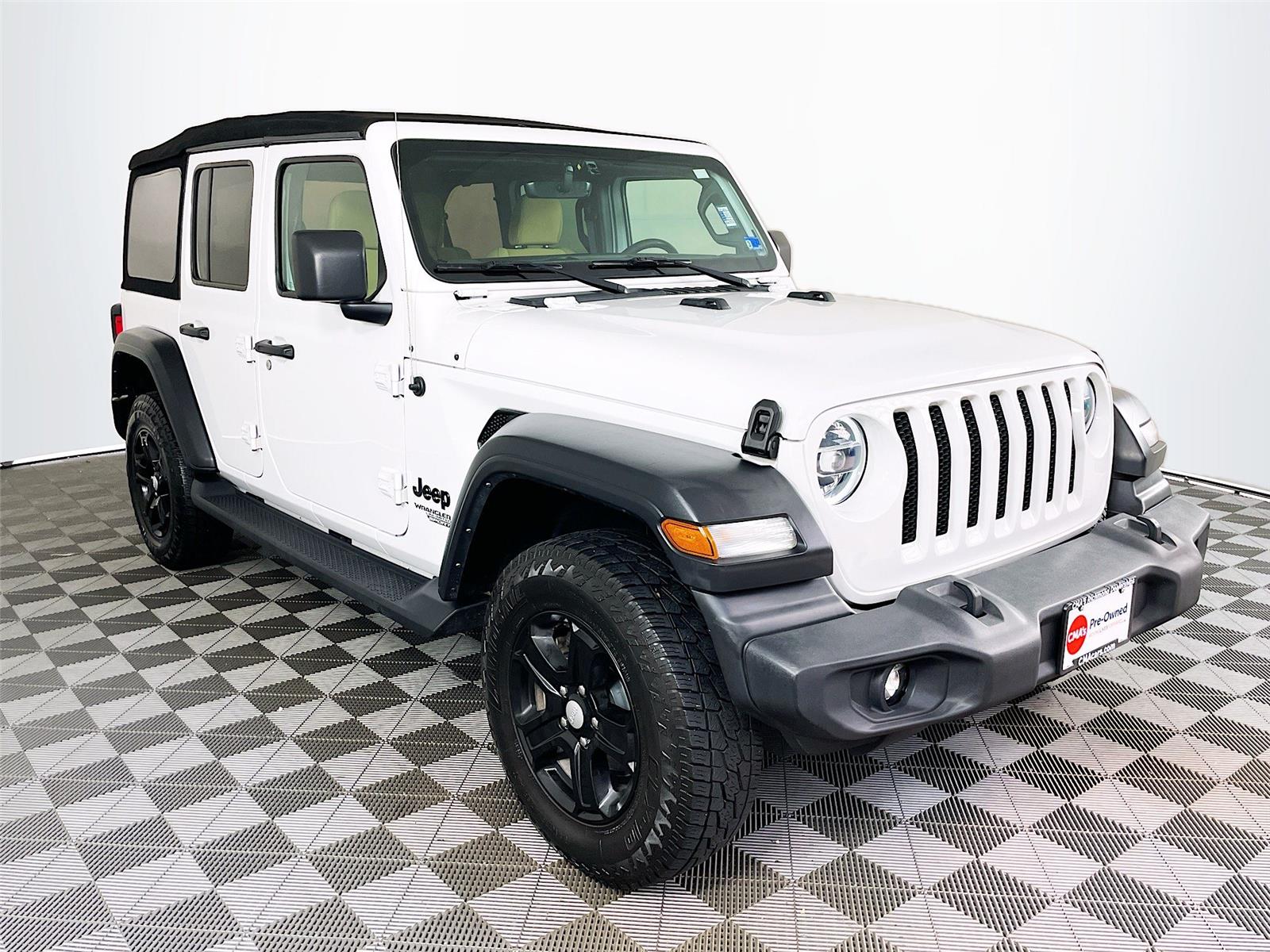 Bright White Clearcoat 2021 Jeep Wrangler Unlimited Sport S 4WD SUV / Crossover Four-Wheel Drive 8-Speed Automatic