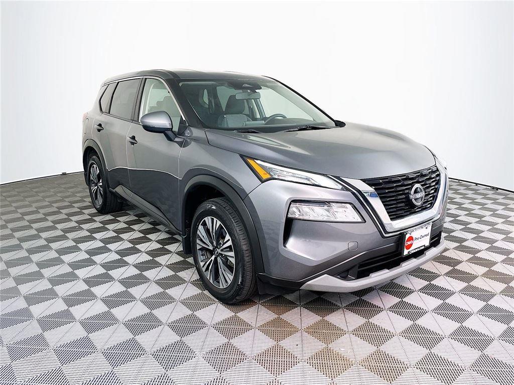 Gray (Gun Metallic) 2023 Nissan Rogue SV AWD SUV / Crossover All-Wheel Drive Continuously Variable Transmission