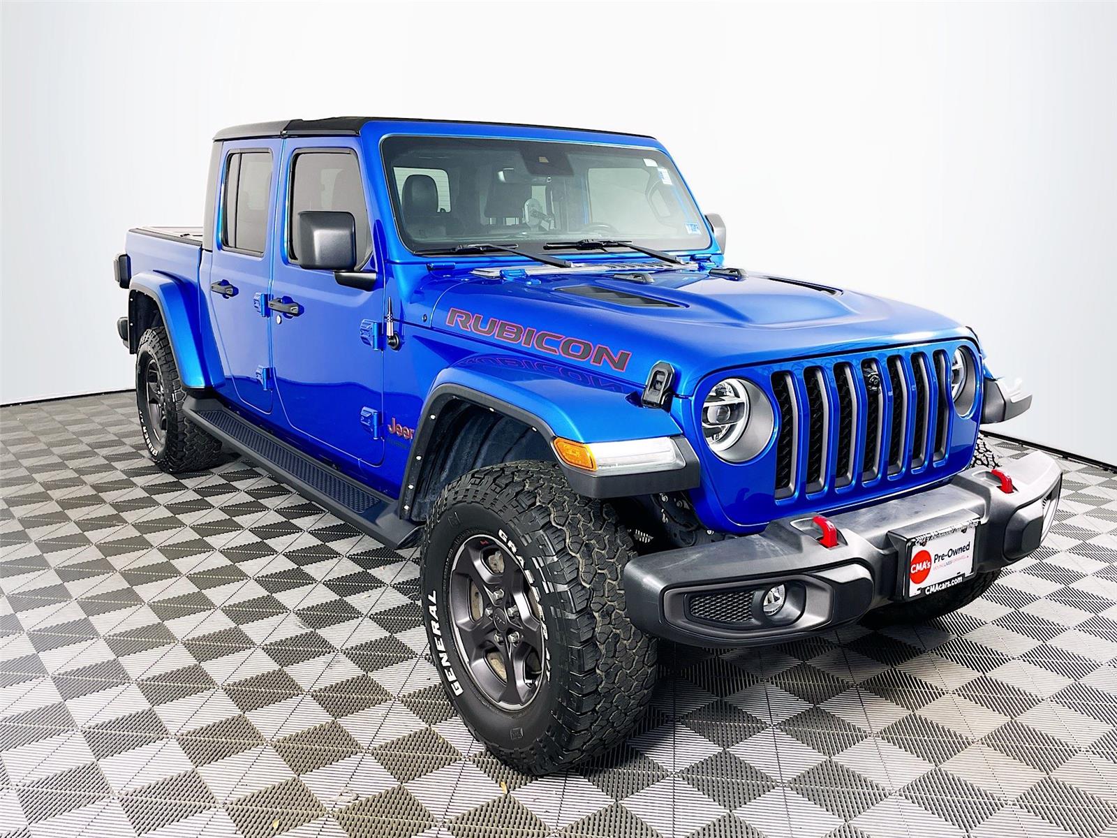 Hydro Blue Pearlcoat 2021 Jeep Gladiator Rubicon Crew Cab 4WD Pickup Truck Four-Wheel Drive 8-Speed Automatic