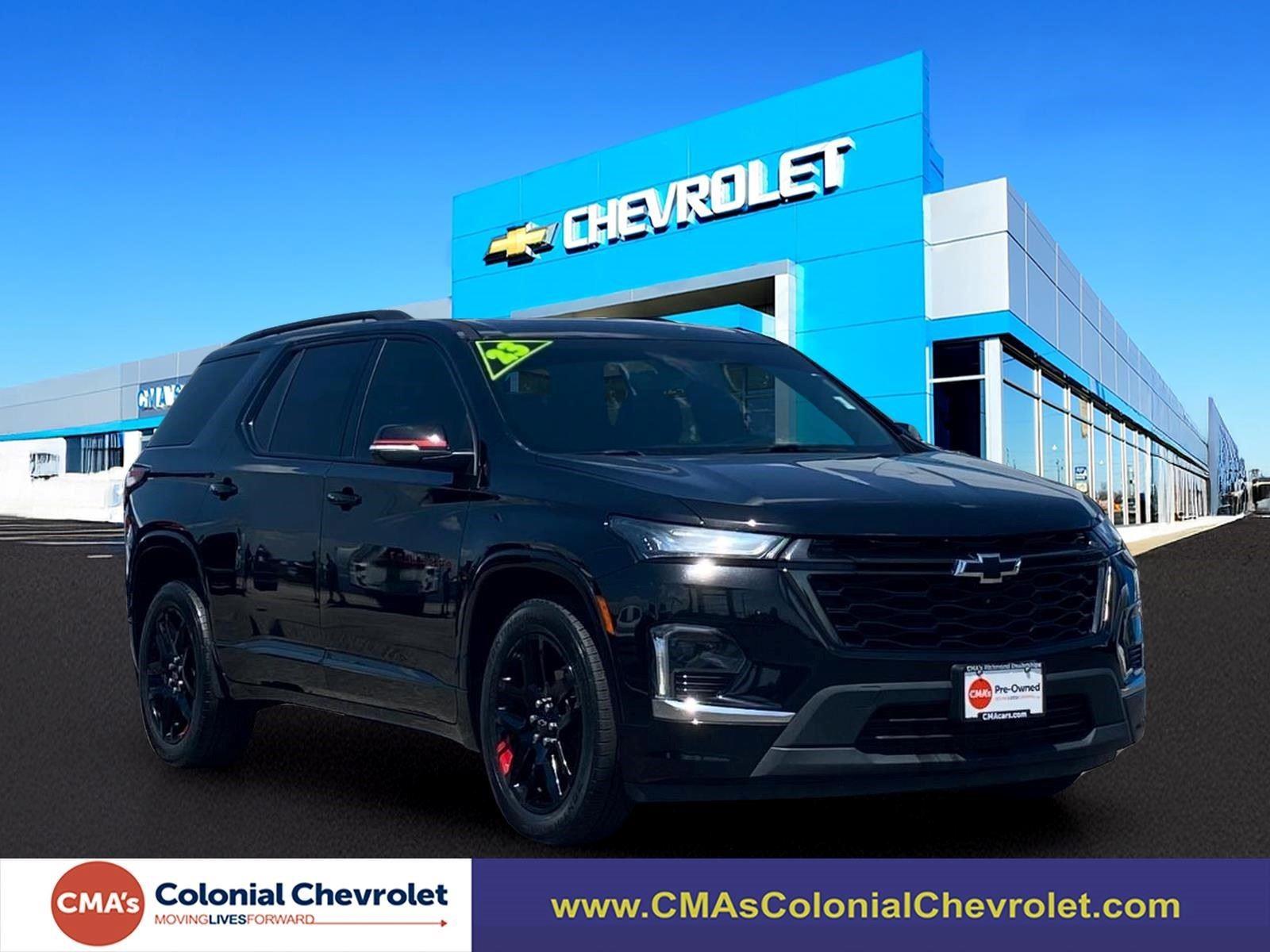 Mosaic Black Metallic 2023 Chevrolet Traverse Premier AWD SUV / Crossover Four-Wheel Drive 9-Speed Automatic