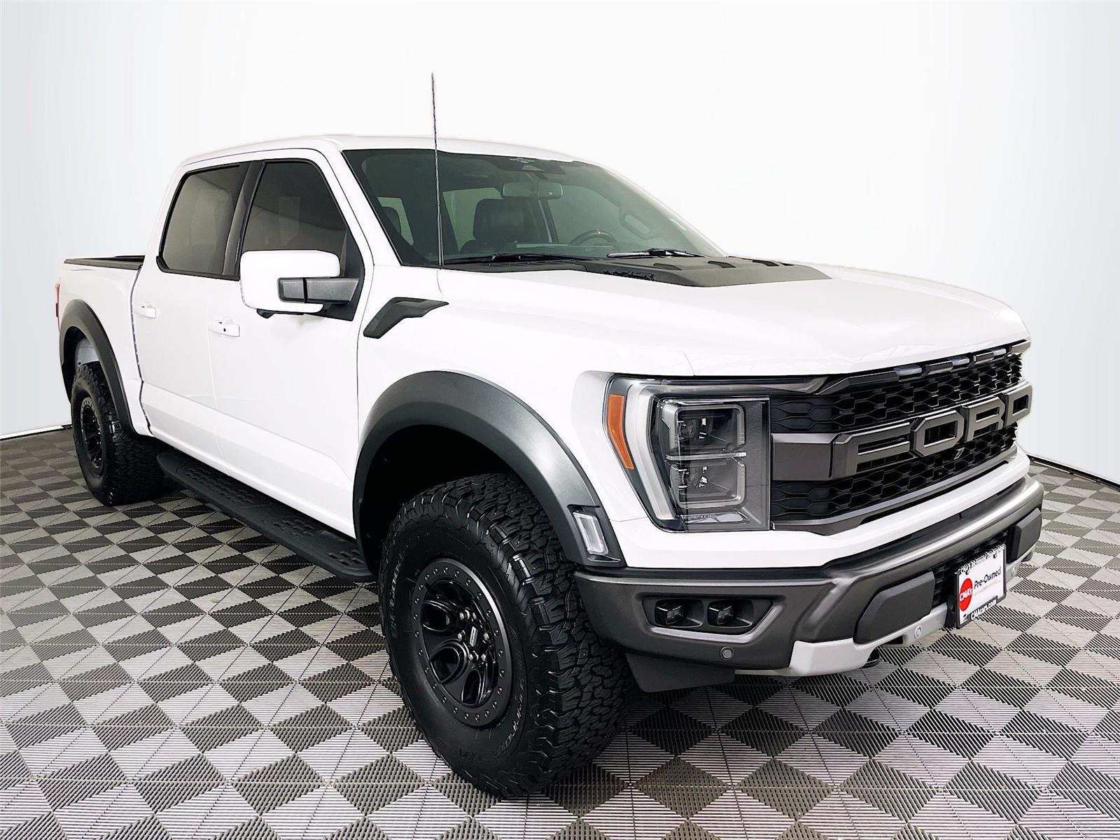 Oxford White 2023 Ford F-150 Raptor SuperCrew 4WD Pickup Truck Four-Wheel Drive Automatic
