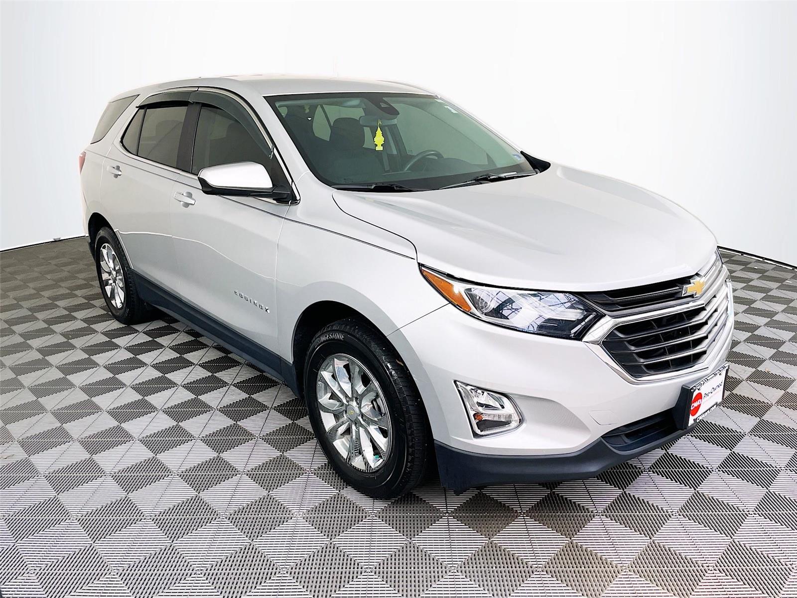 Silver Ice Metallic 2021 Chevrolet Equinox LT AWD with 1LT SUV / Crossover Four-Wheel Drive 6-Speed Automatic
