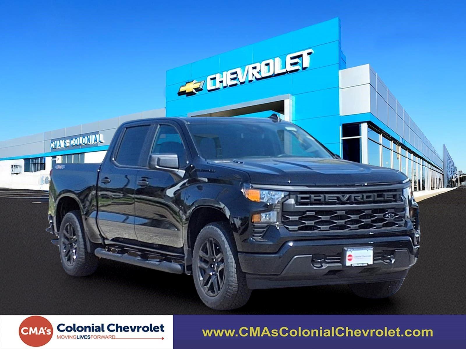 Black 2026 Chevrolet Silverado 1500 Pickup Truck Four-Wheel Drive 8-Speed Automatic