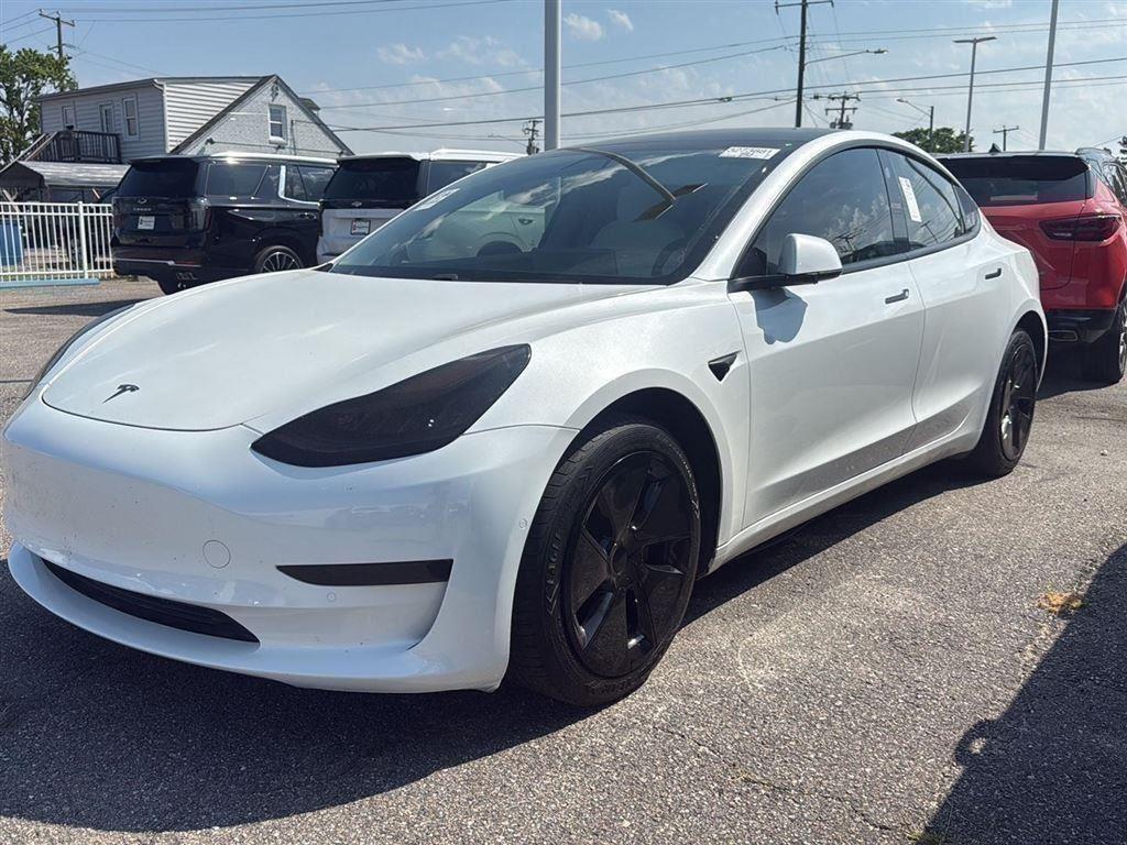 Pearl White Multi-Coat 2020 Tesla Model 3 Sedan All-Wheel Drive Automatic