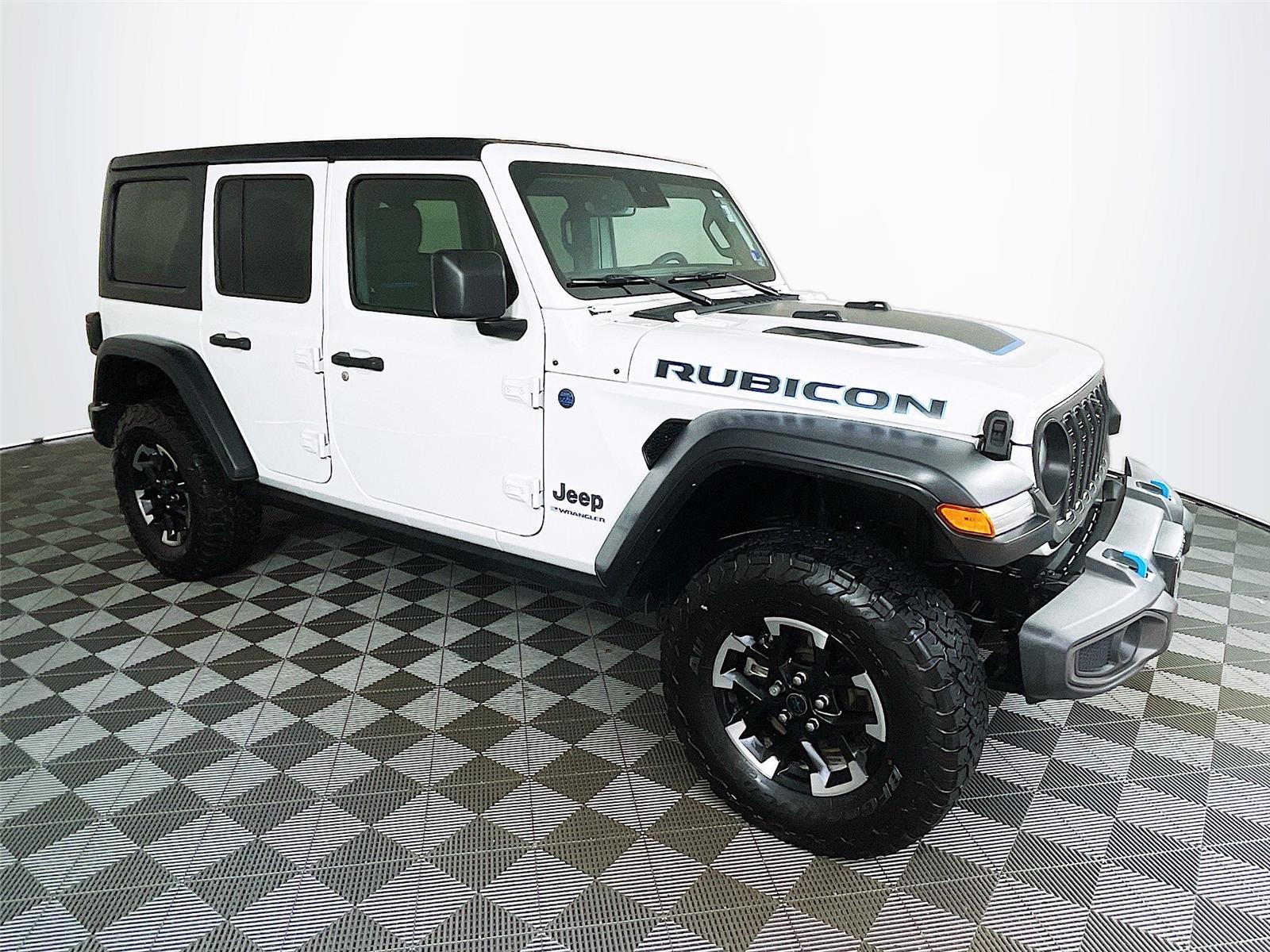 Bright White Clearcoat 2024 Jeep Wrangler 4xe Rubicon 4WD SUV / Crossover Four-Wheel Drive 8-Speed Automatic