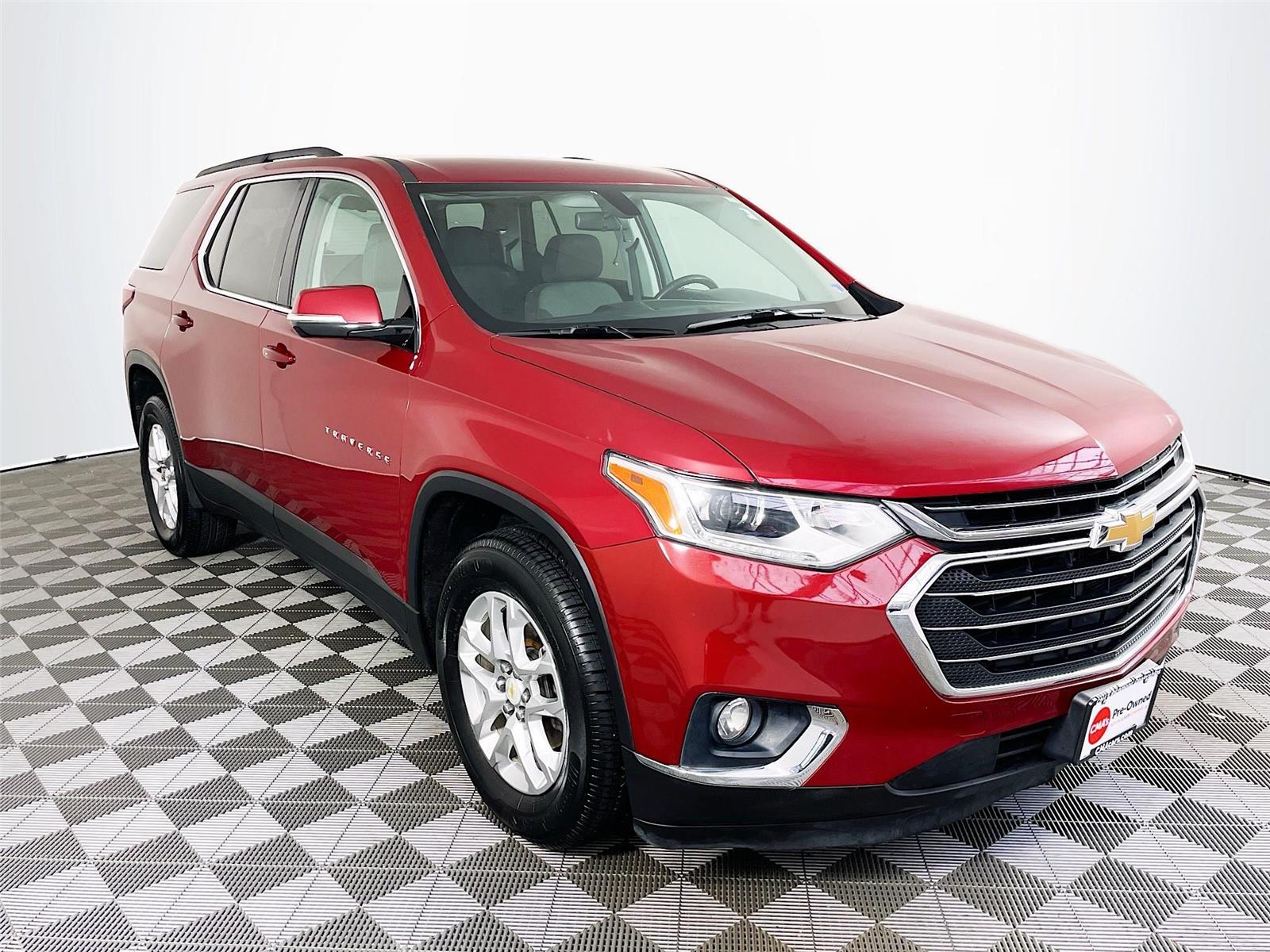 Cajun Red Tintcoat 2019 Chevrolet Traverse LT Cloth FWD SUV / Crossover Front-Wheel Drive 9-Speed Automatic