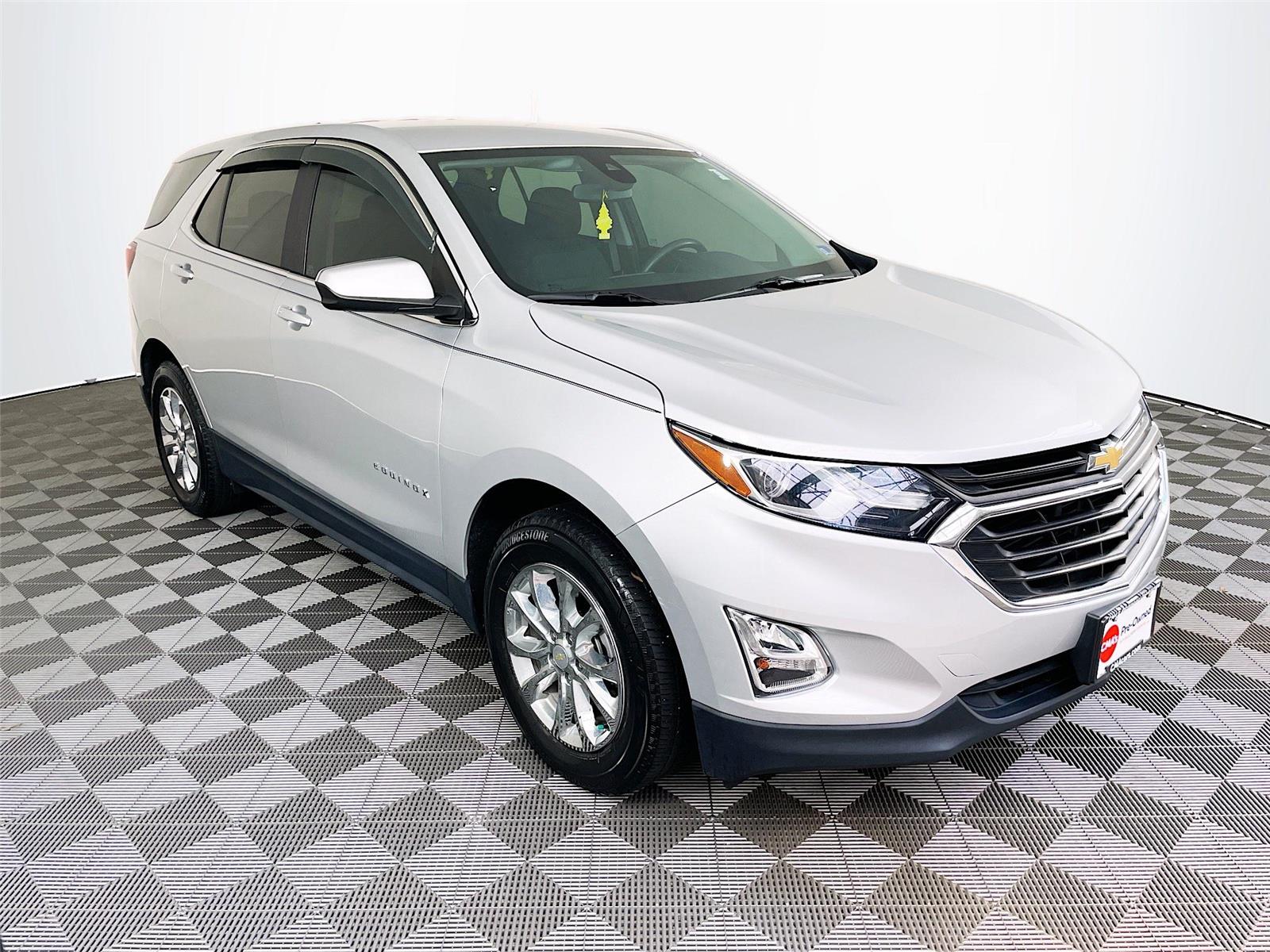 Silver Ice Metallic 2021 Chevrolet Equinox LT AWD with 1LT SUV / Crossover Four-Wheel Drive 6-Speed Automatic