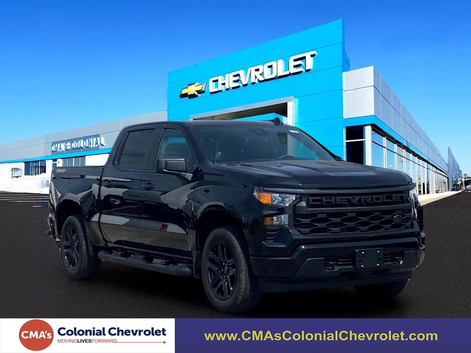 Black 2026 Chevrolet Silverado 1500 Pickup Truck Four-Wheel Drive 8-Speed Automatic