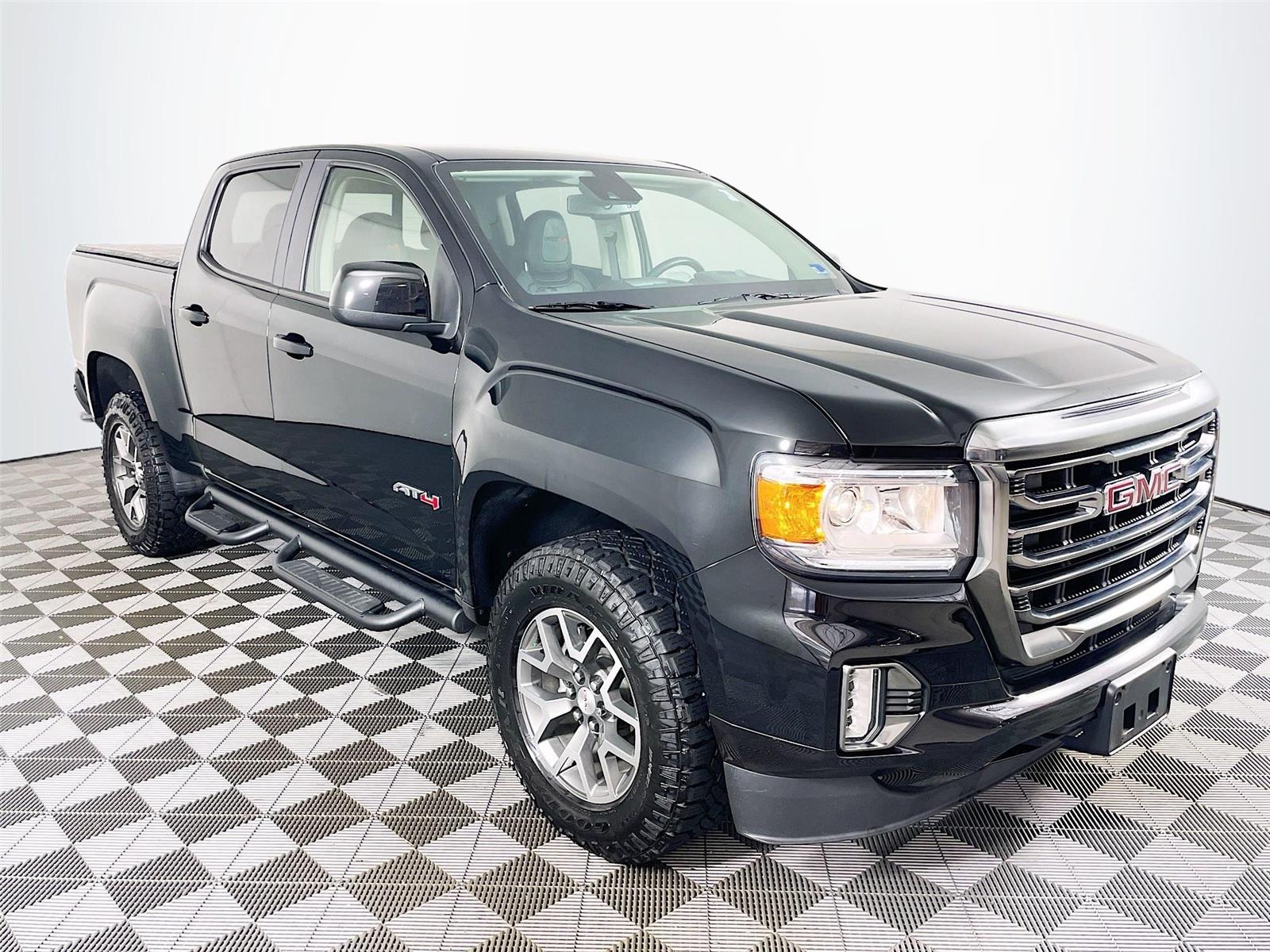 Onyx Black 2022 GMC Canyon Pickup Truck Four-Wheel Drive 8-Speed Automatic