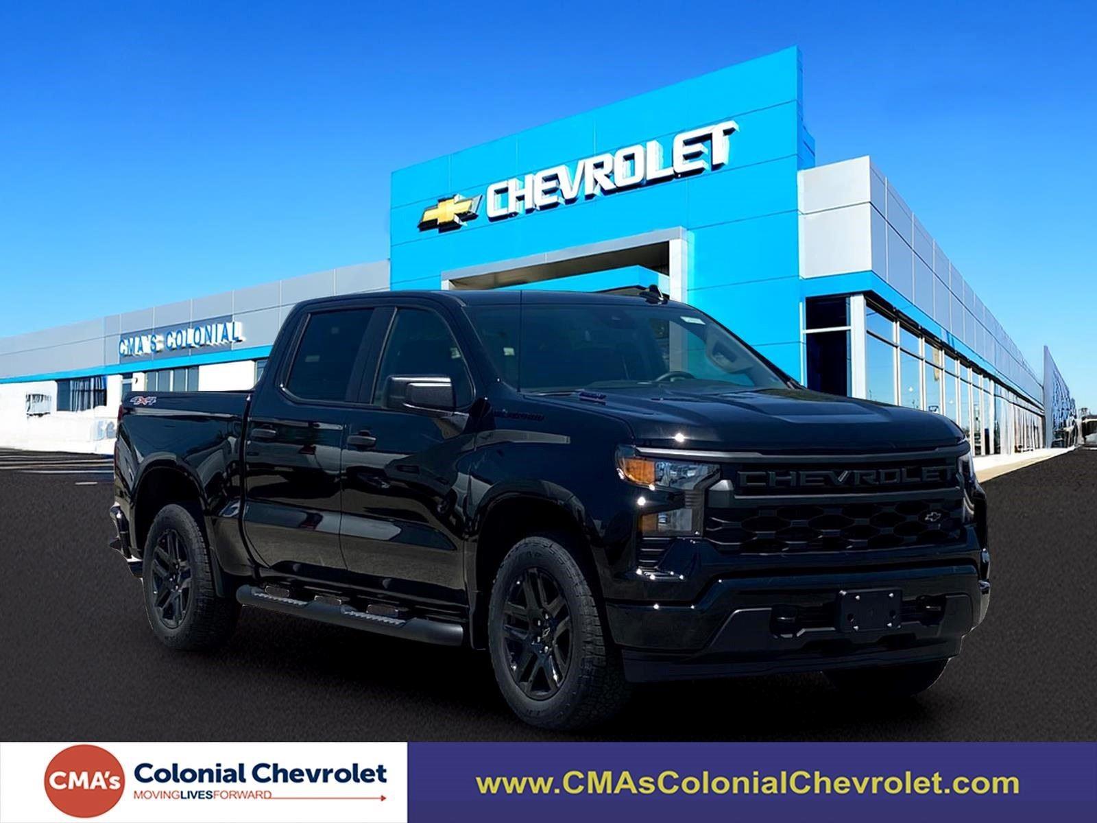 Black 2026 Chevrolet Silverado 1500 Pickup Truck Four-Wheel Drive 8-Speed Automatic