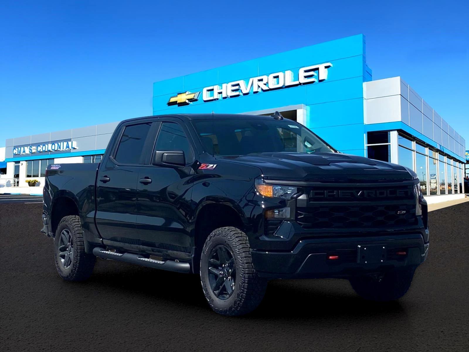 Black 2026 Chevrolet Silverado 1500 Pickup Truck Four-Wheel Drive Automatic