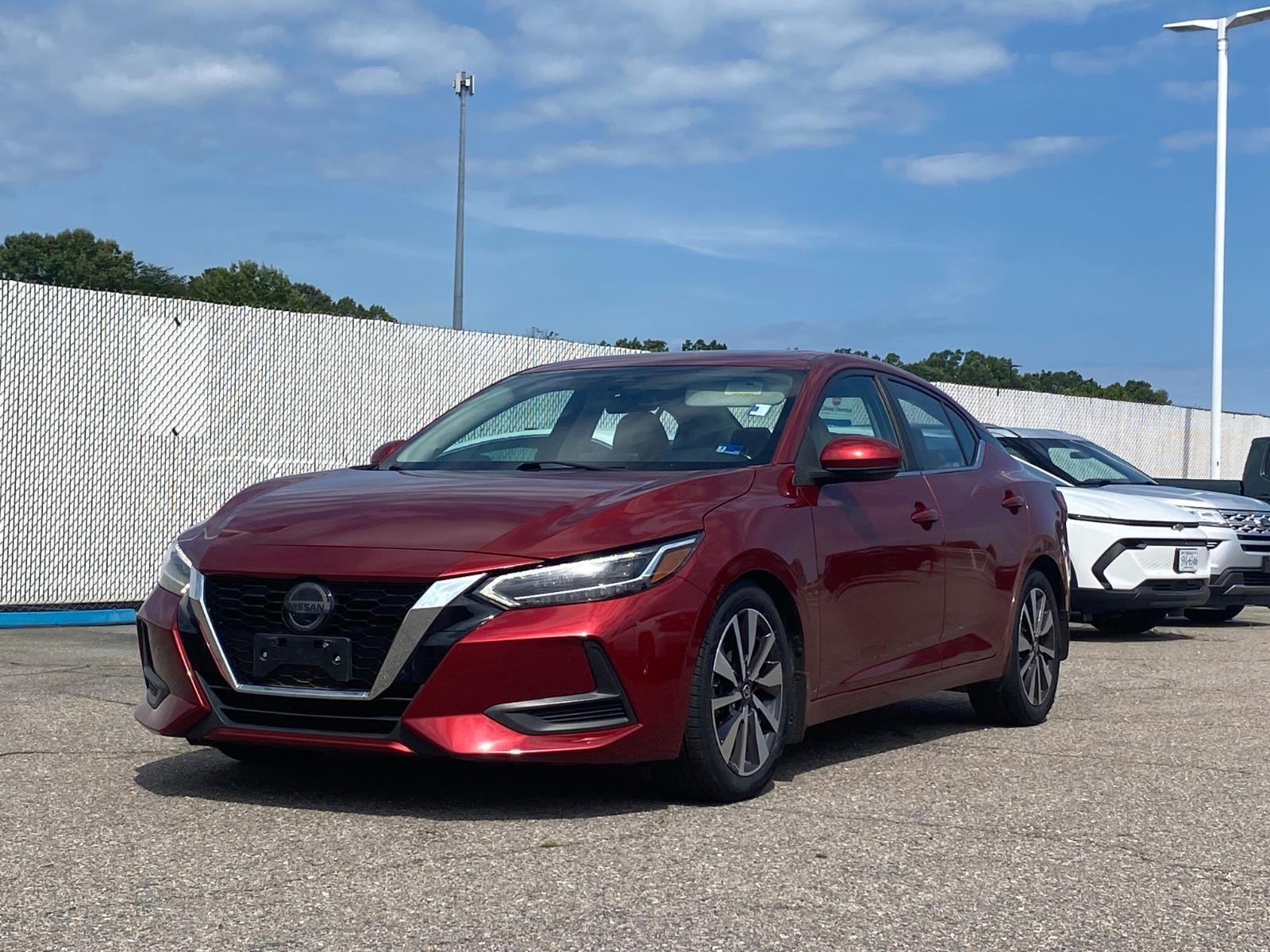 Red (Scarlet Ember Tintcoat) 2020 Nissan Sentra Sedan Front-Wheel Drive Continuously Variable Transmission