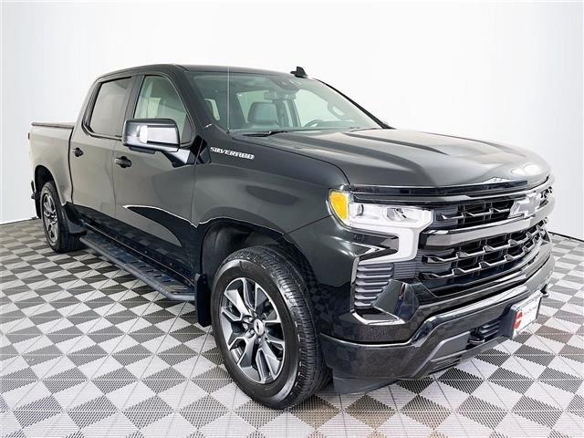 Black 2023 Chevrolet Silverado 1500 Pickup Truck Four-Wheel Drive Automatic