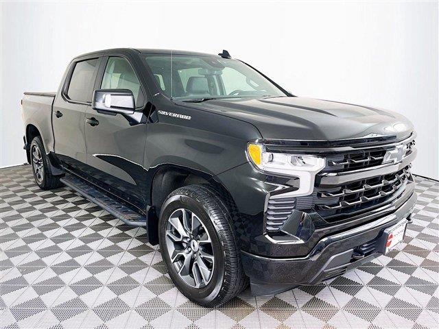 Black 2023 Chevrolet Silverado 1500 Pickup Truck Four-Wheel Drive Automatic