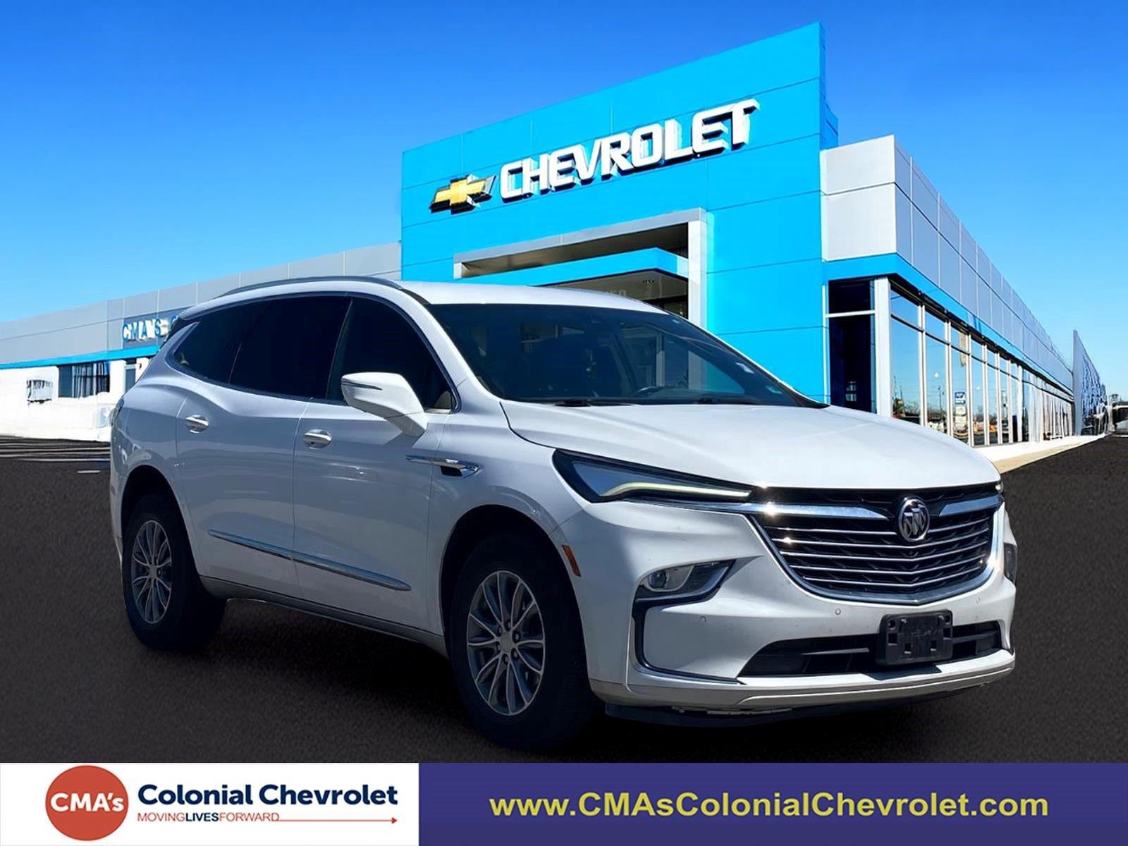 Summit White 2022 Buick Enclave SUV / Crossover Four-Wheel Drive 9-Speed Automatic