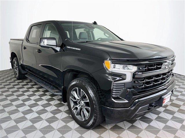 Black 2023 Chevrolet Silverado 1500 Pickup Truck Four-Wheel Drive Automatic