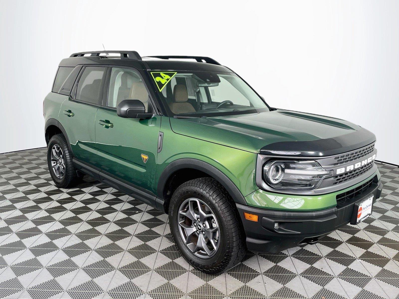 Eruption Green 2024 Ford Bronco Sport SUV / Crossover All-Wheel Drive 8-Speed Automatic