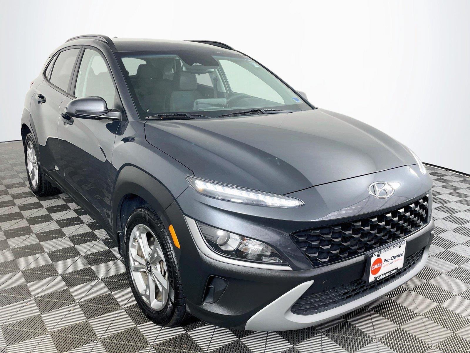 Thunder Gray 2022 Hyundai Kona SUV / Crossover All-Wheel Drive Continuously Variable Transmission