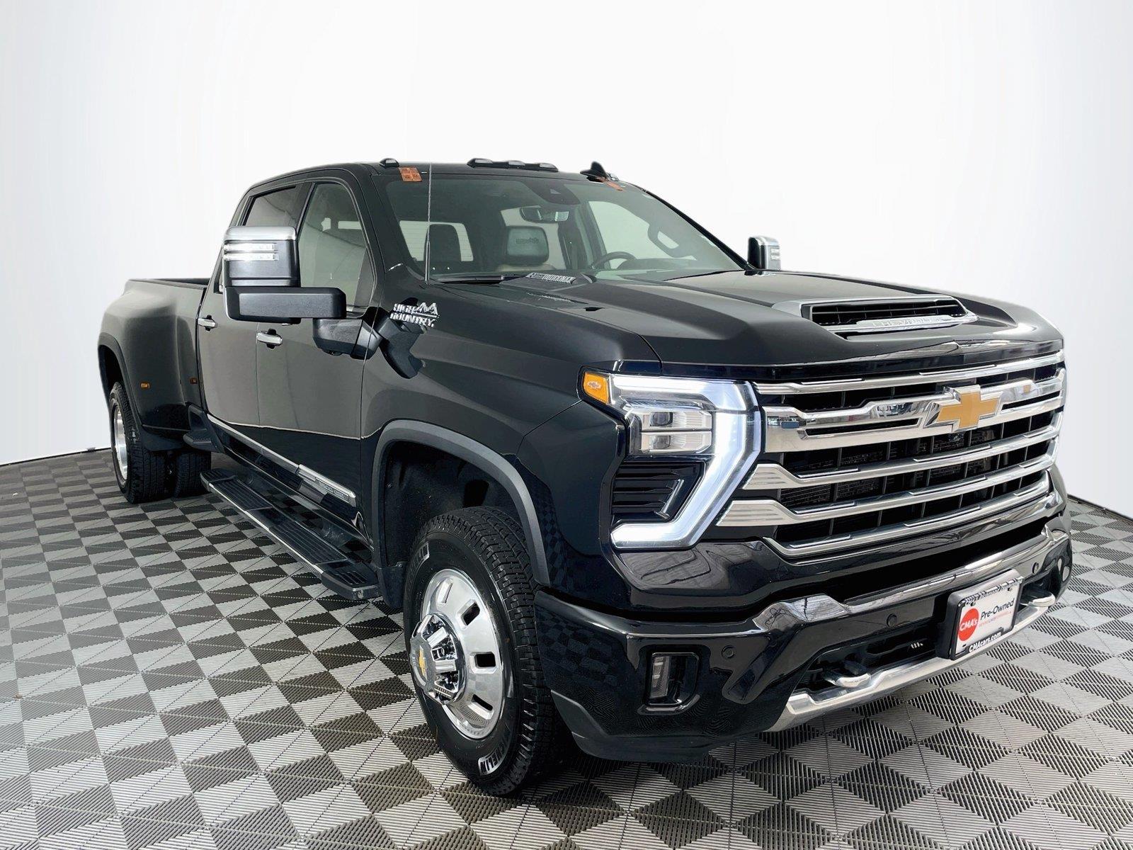 Black 2024 Chevrolet Silverado 3500HD Pickup Truck Four-Wheel Drive Automatic