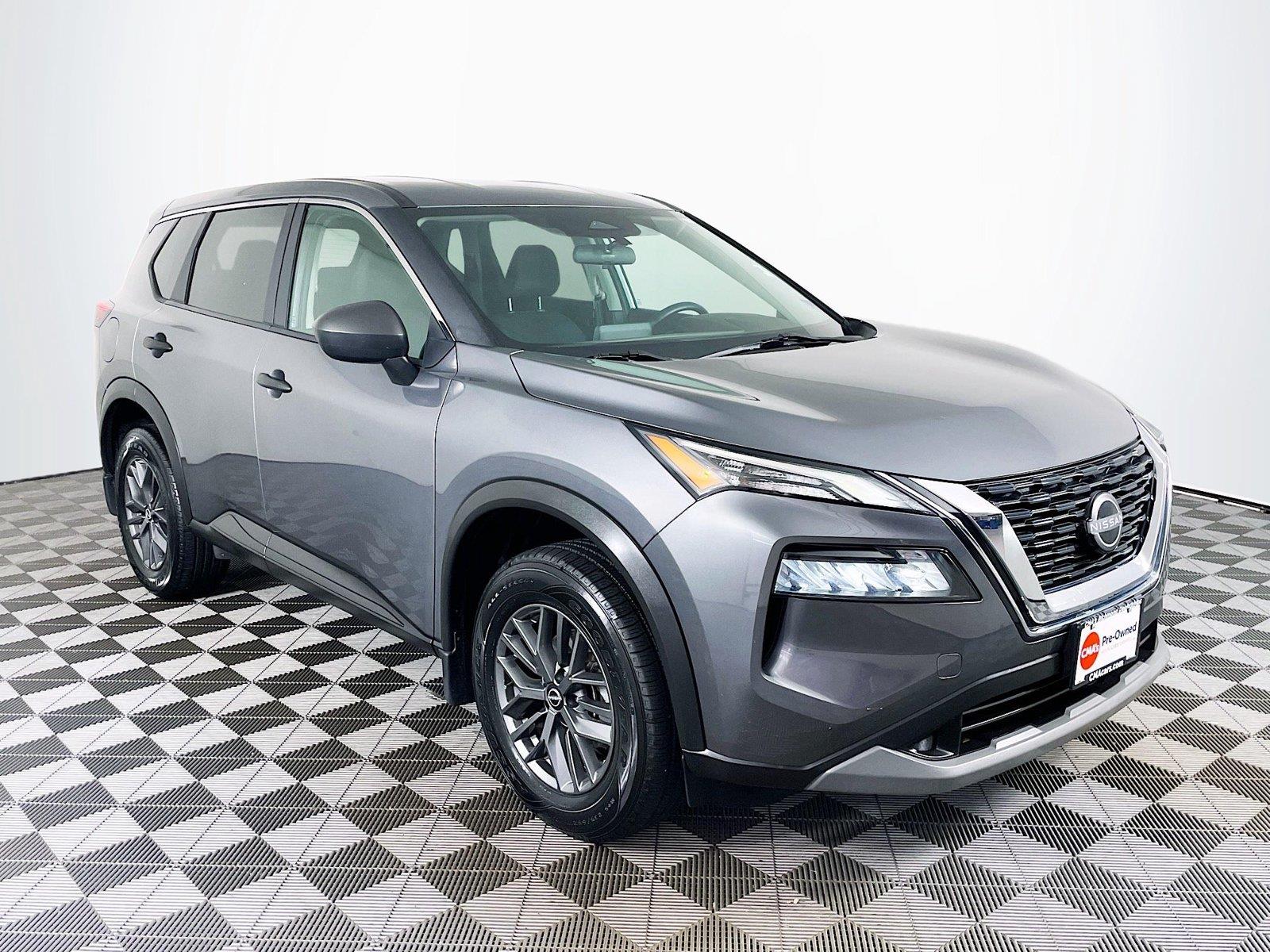 Gray (Gun Metallic) 2023 Nissan Rogue SUV / Crossover Front-Wheel Drive Continuously Variable Transmission