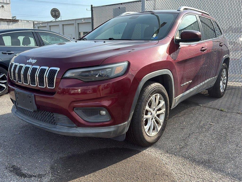 Velvet Red Pearlcoat 2019 Jeep Cherokee SUV / Crossover Four-Wheel Drive 9-Speed Automatic