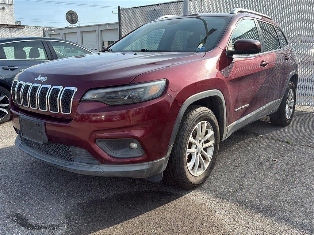 Velvet Red Pearlcoat 2019 Jeep Cherokee SUV / Crossover Four-Wheel Drive 9-Speed Automatic