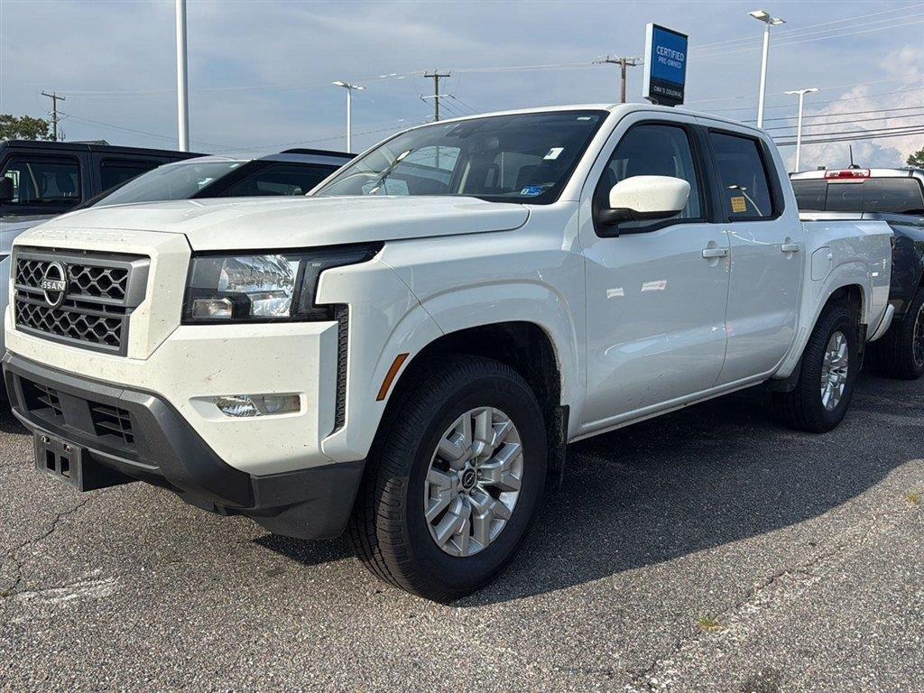 Glacier White 2022 Nissan Frontier Pickup Truck 4X2 Automatic