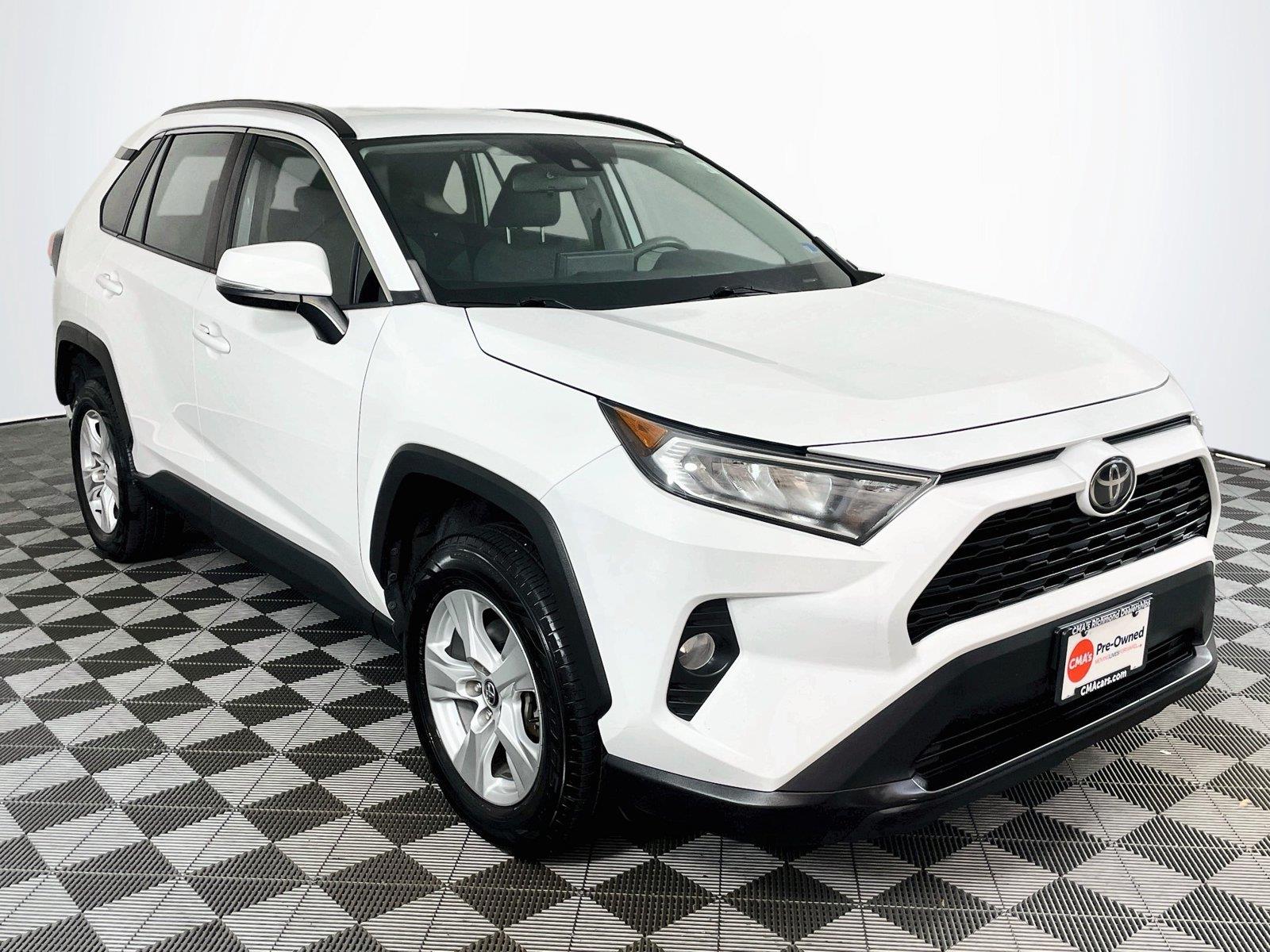 Super White 2021 Toyota RAV4 SUV / Crossover Front-Wheel Drive 8-Speed Automatic