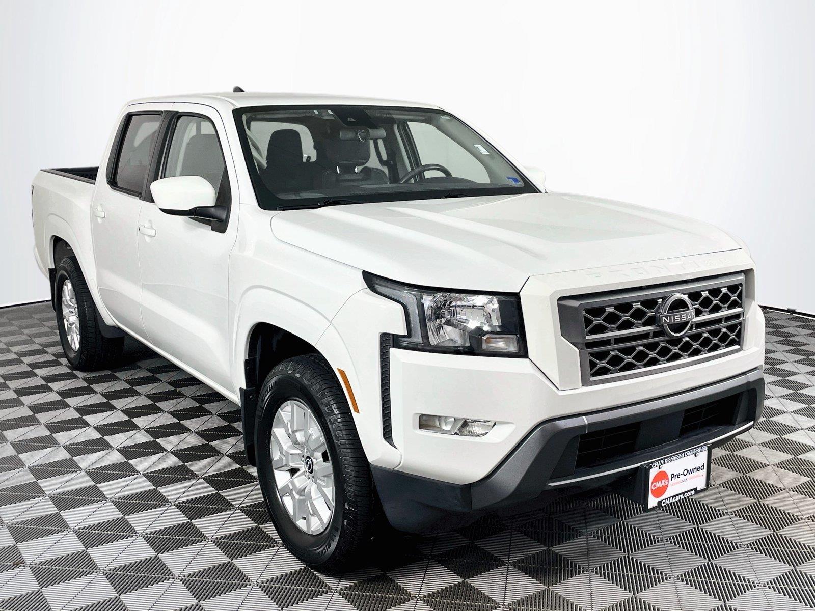 Glacier White 2022 Nissan Frontier Pickup Truck 4X2 Automatic