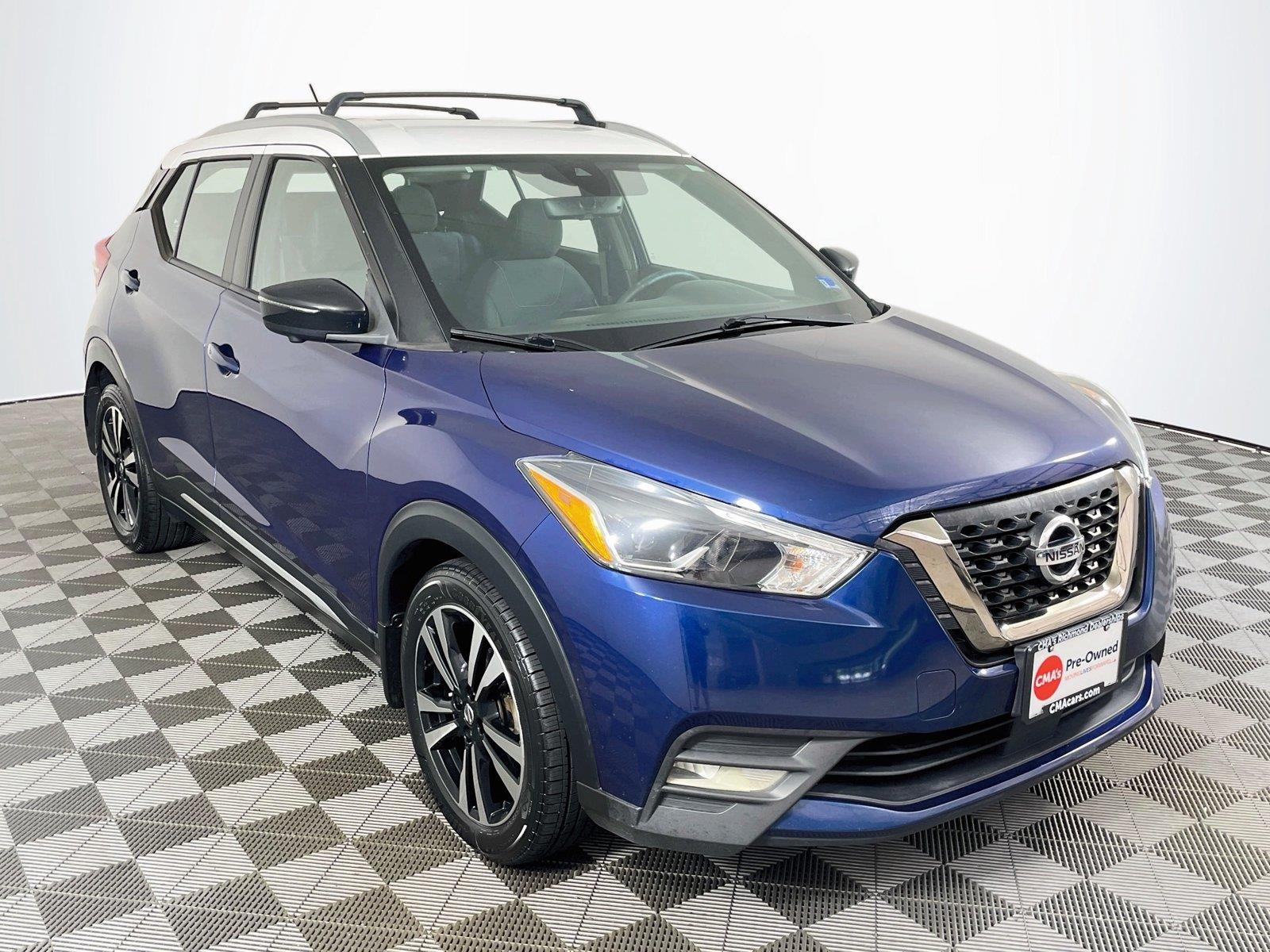 Deep Blue Pearl/Fresh Powder 2020 Nissan Kicks SUV / Crossover Front-Wheel Drive Continuously Variable Transmission