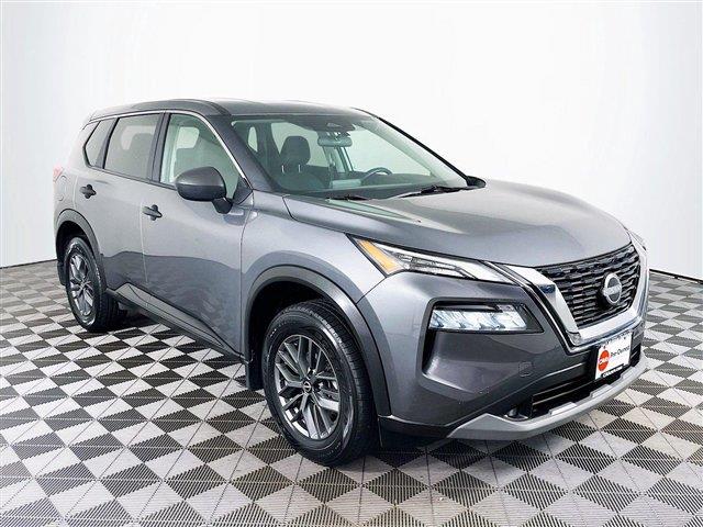 Gray (Gun Metallic) 2023 Nissan Rogue SUV / Crossover Front-Wheel Drive Continuously Variable Transmission