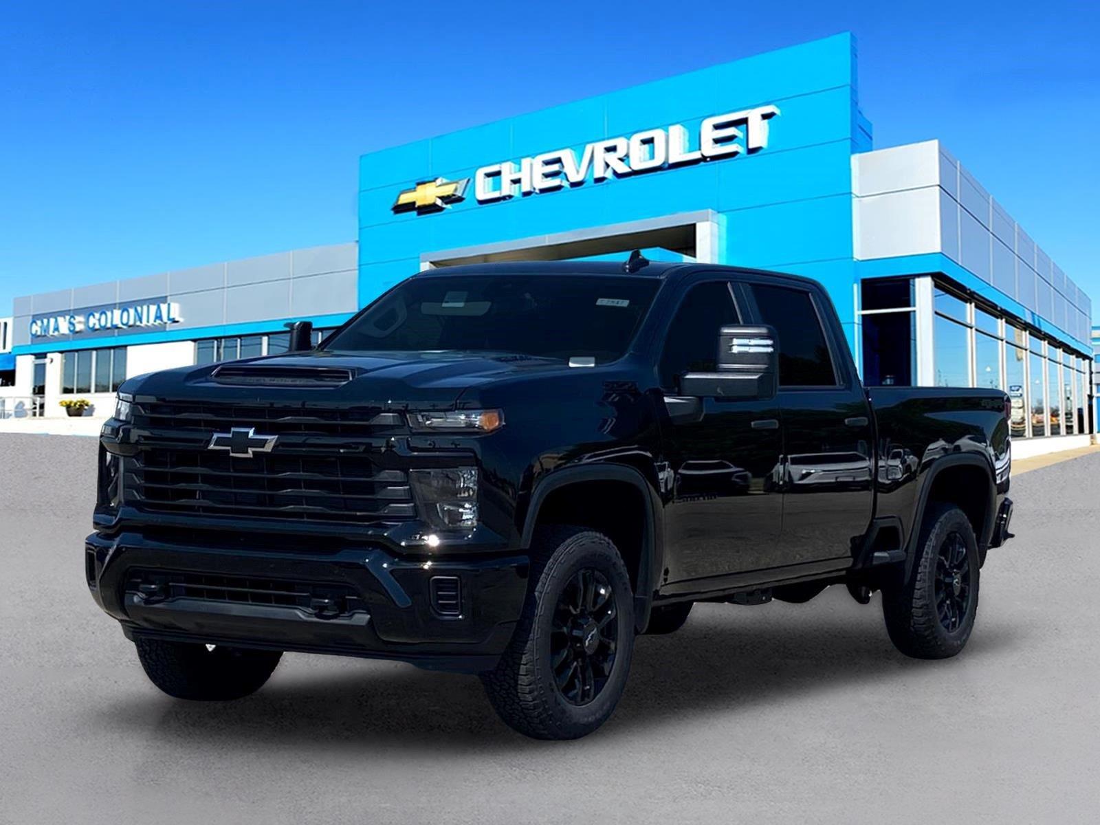 Black 2026 Chevrolet Silverado 2500HD Pickup Truck Four-Wheel Drive Automatic