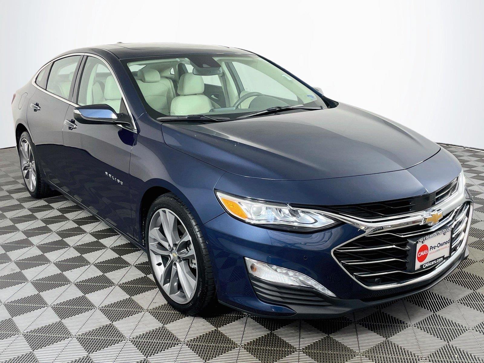Northsky Blue Metallic 2022 Chevrolet Malibu Sedan Front-Wheel Drive 9-Speed Automatic
