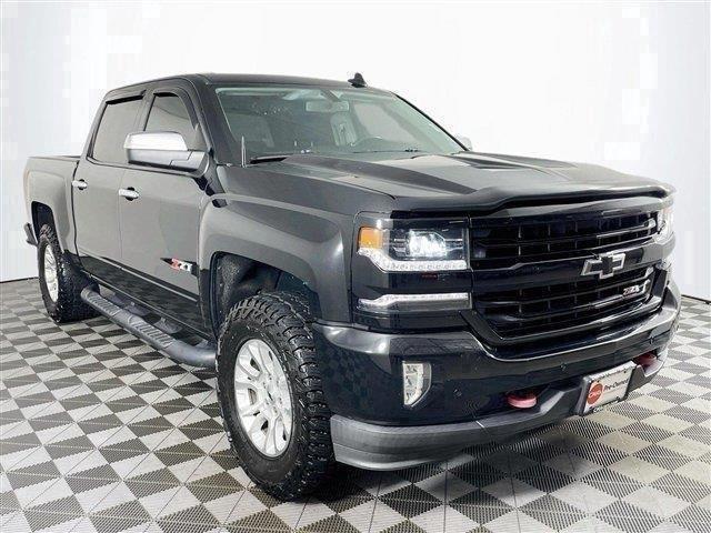 Black 2018 Chevrolet Silverado 1500 Pickup Truck Four-Wheel Drive 8-Speed Automatic