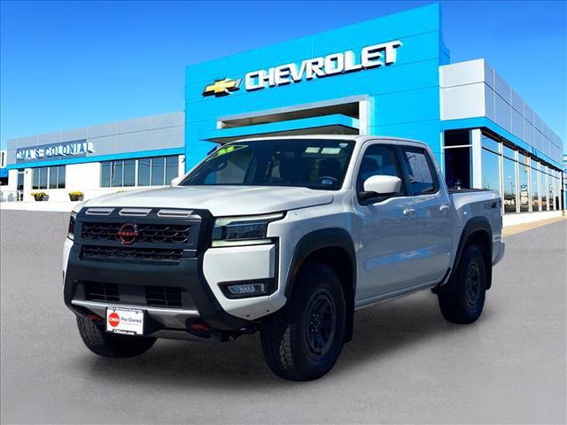 Glacier White 2025 Nissan Frontier Pickup Truck Four-Wheel Drive Automatic