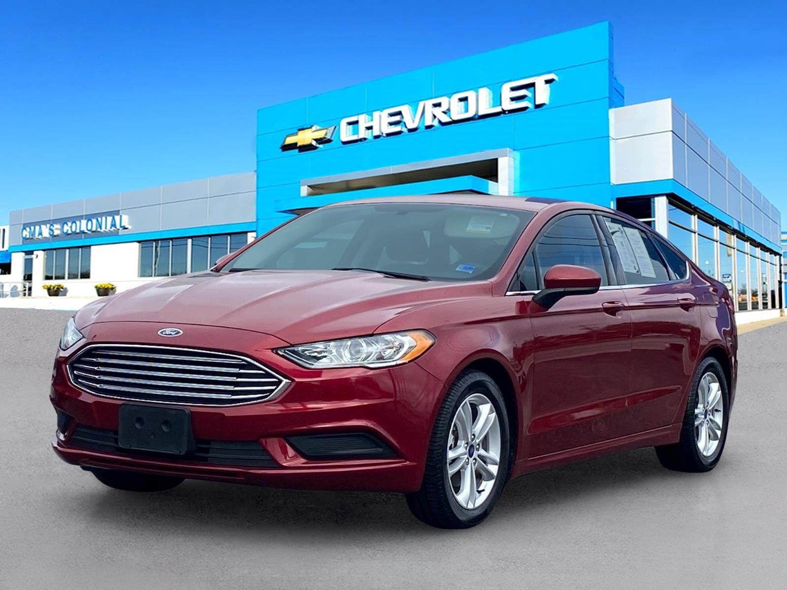 Ruby Red Metallic Tinted Clearcoat 2018 Ford Fusion Sedan Front-Wheel Drive Automatic
