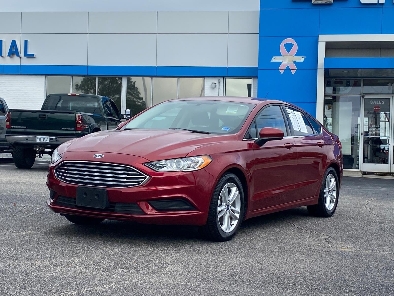 Used 2018 Ford Fusion SE with VIN 3FA6P0HD0JR157712 for sale in Chester, VA
